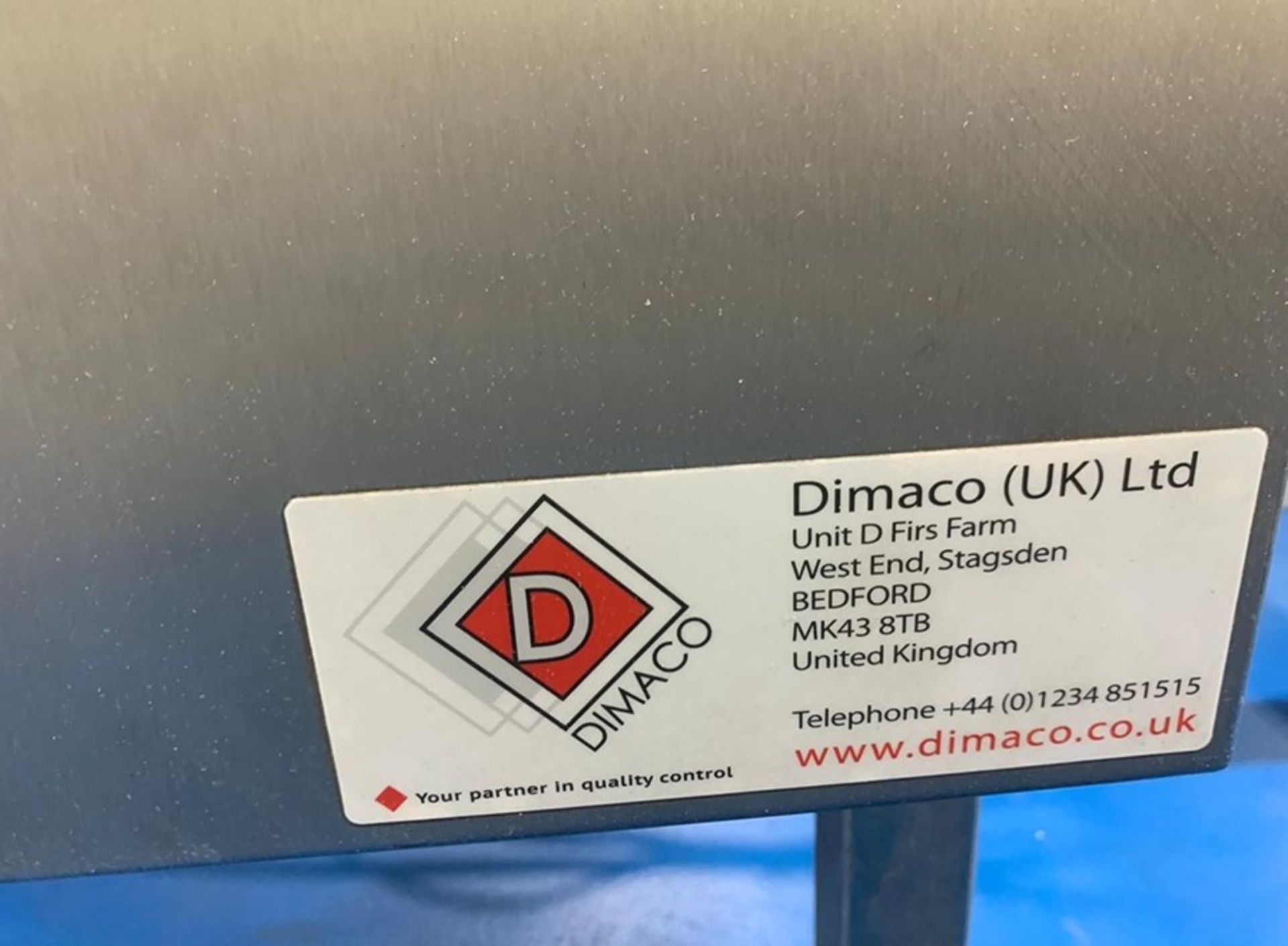 DIMACO LABEL INSPECTION MACHINE - Image 3 of 5