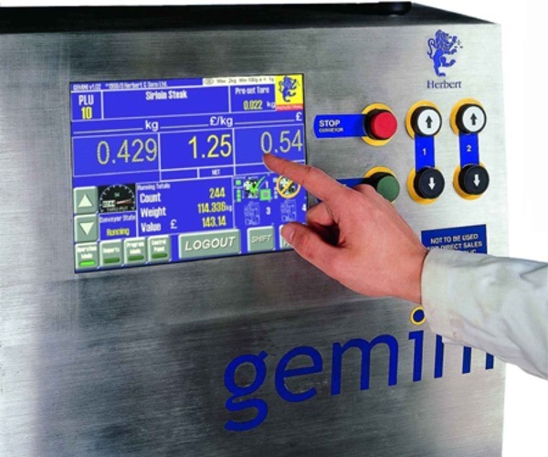 GEMINI LIGHTNING WEIGH PRICE LABELLER - Image 2 of 2