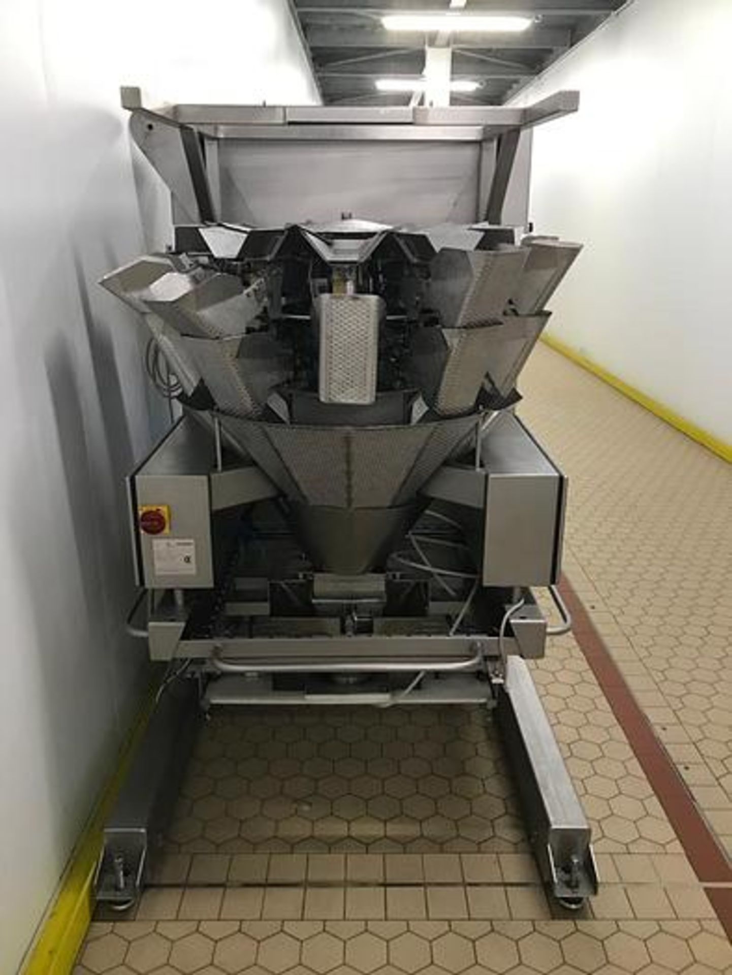 2000 BILWINCO DW60/10-D PORTABLE MULTIHEAD WEIGHER WITH ELEVATOR
