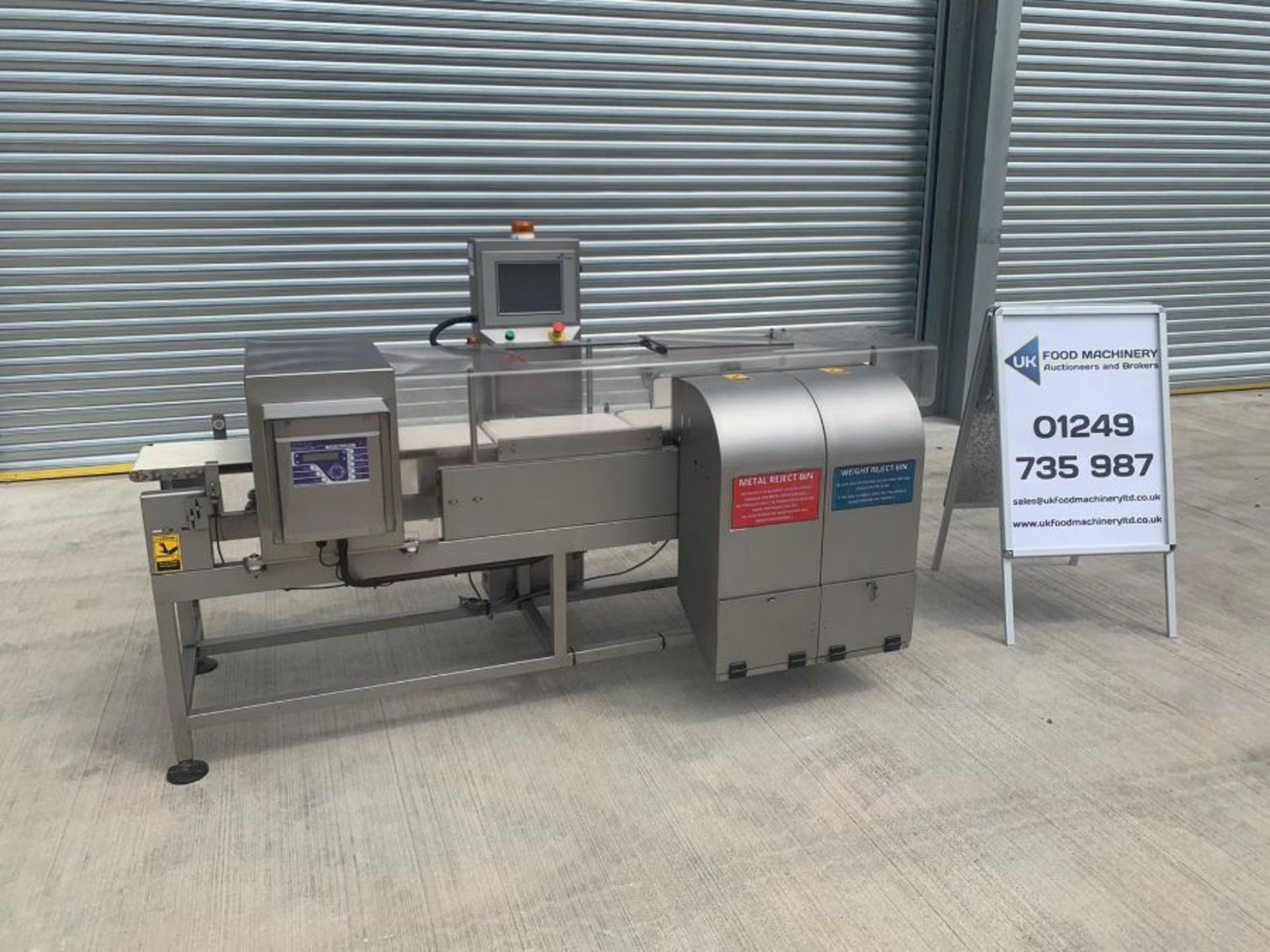 FORTRESS PHANTOM METAL DETECTOR CHECKWEIGHER