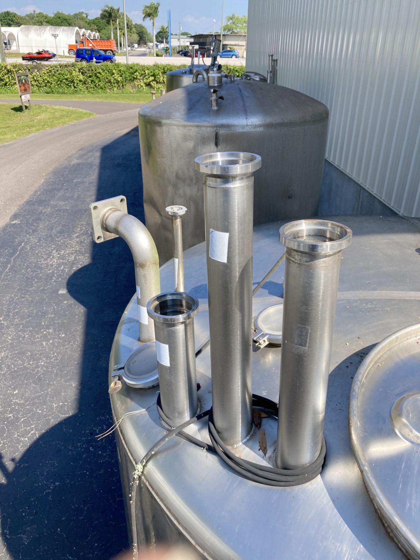 1500 Gallon Stainless Steel Mixing Tank - Image 3 of 8