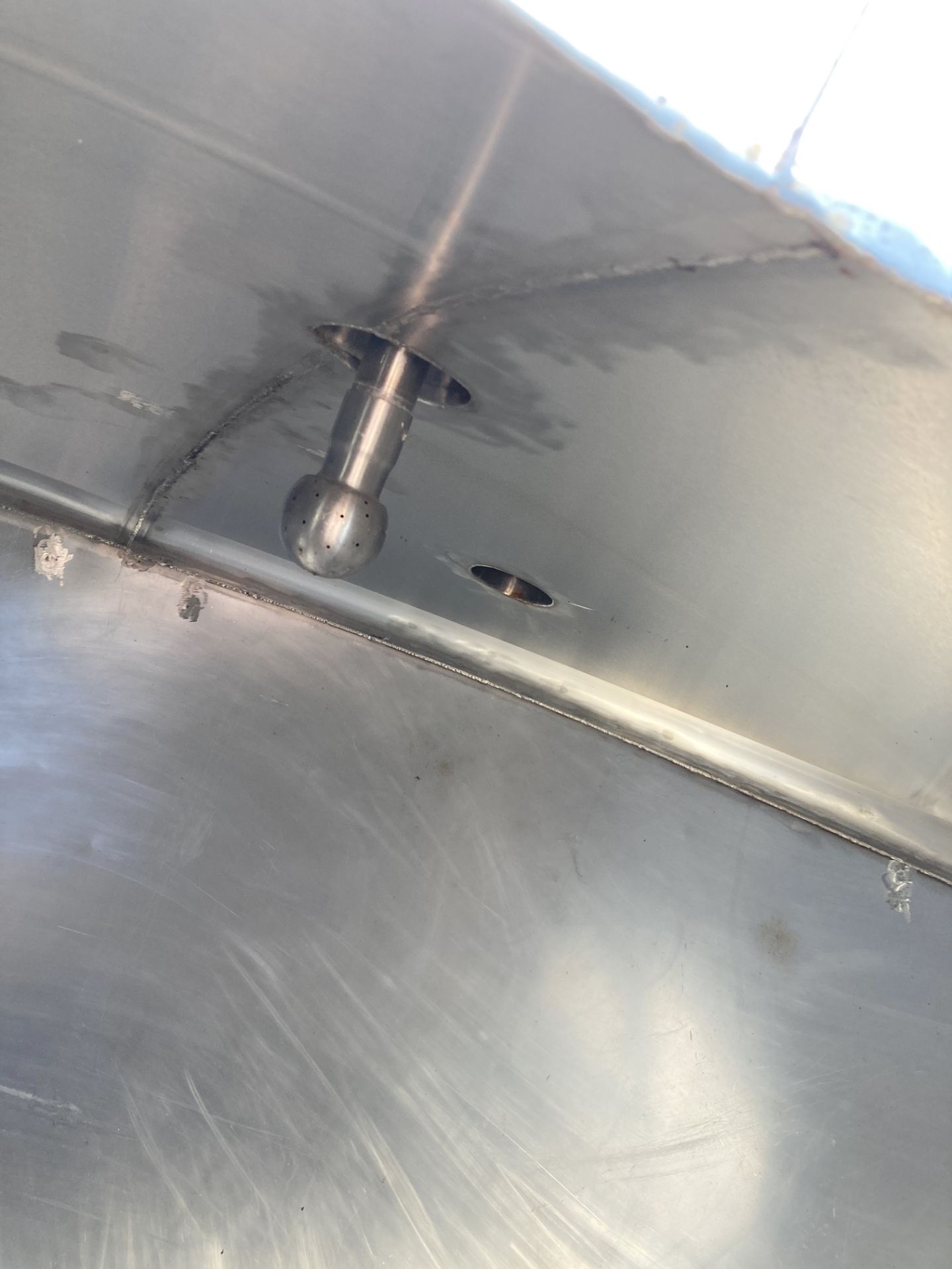 1500 Gallon Stainless Steel Mixing Tank - Image 5 of 6