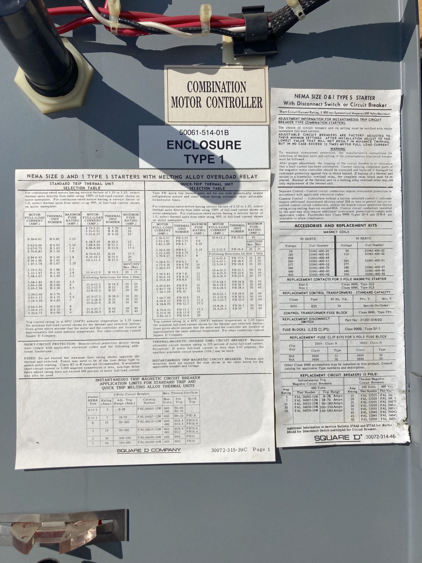 Square D Electrical Control Panel - Image 5 of 5