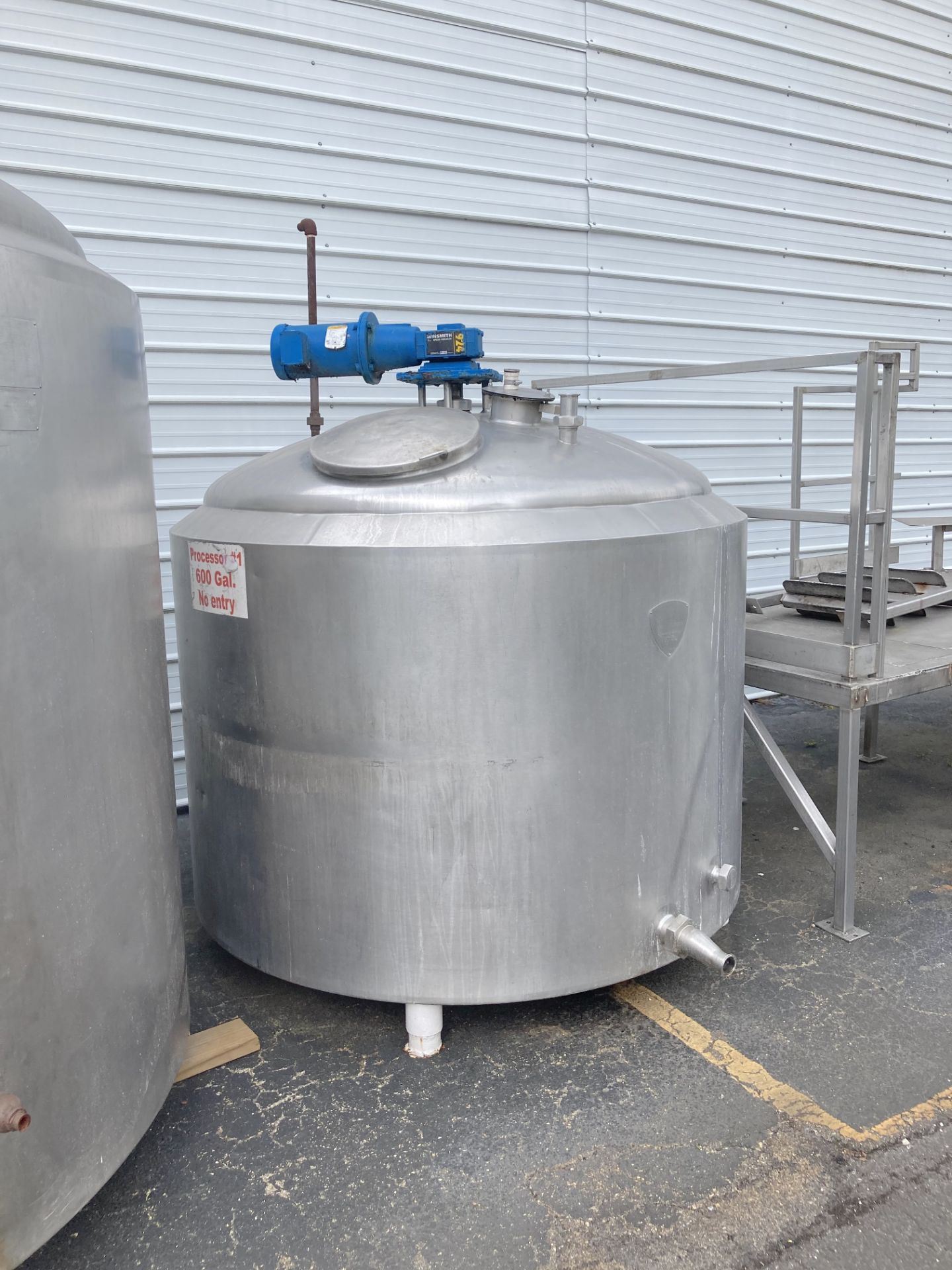 St. Regis 600 Gallon Jacketed Processor Tank