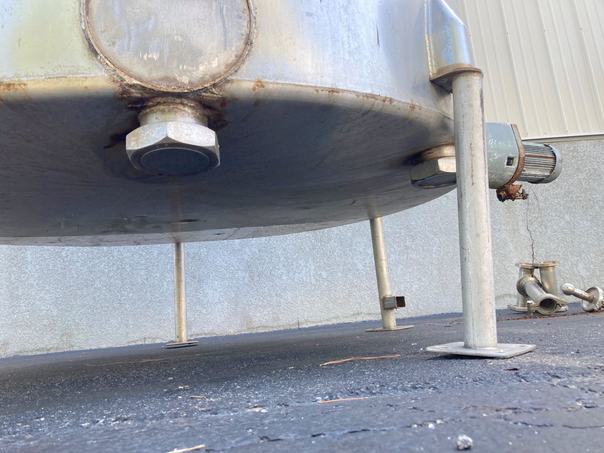 1500 Gallon Stainless Steel Mixing Tank - Image 4 of 6