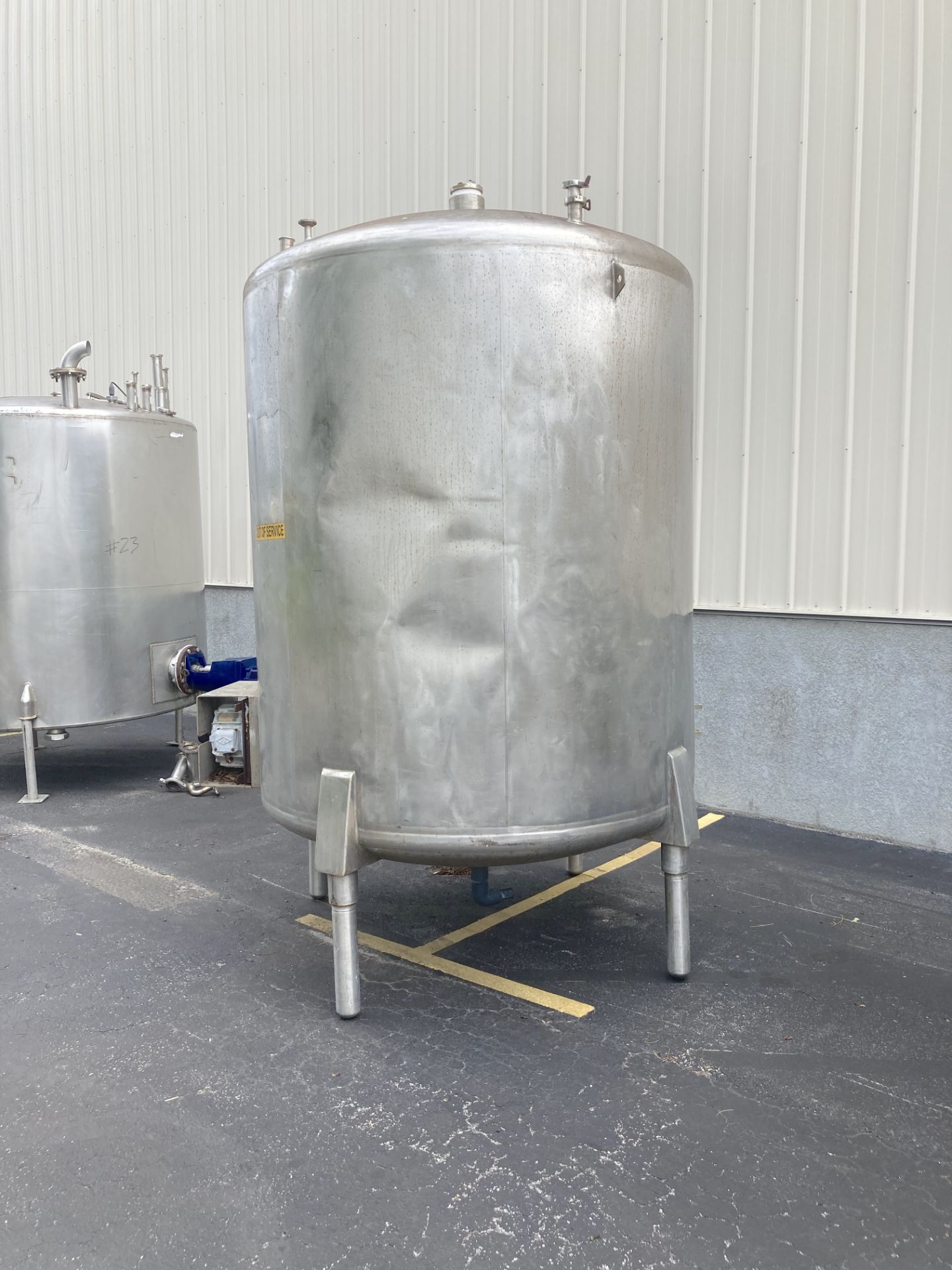 1250 Gallon Stainless Steel Mix Tank