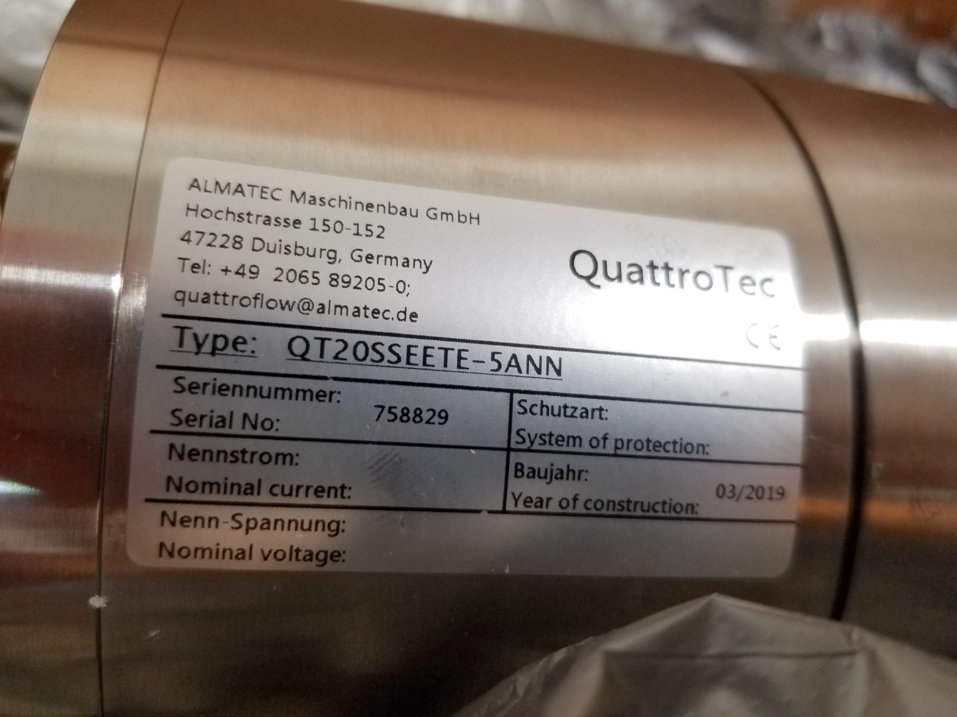 NEW 2019 Quattro Tec Model QT20 Pump Head - Image 2 of 3