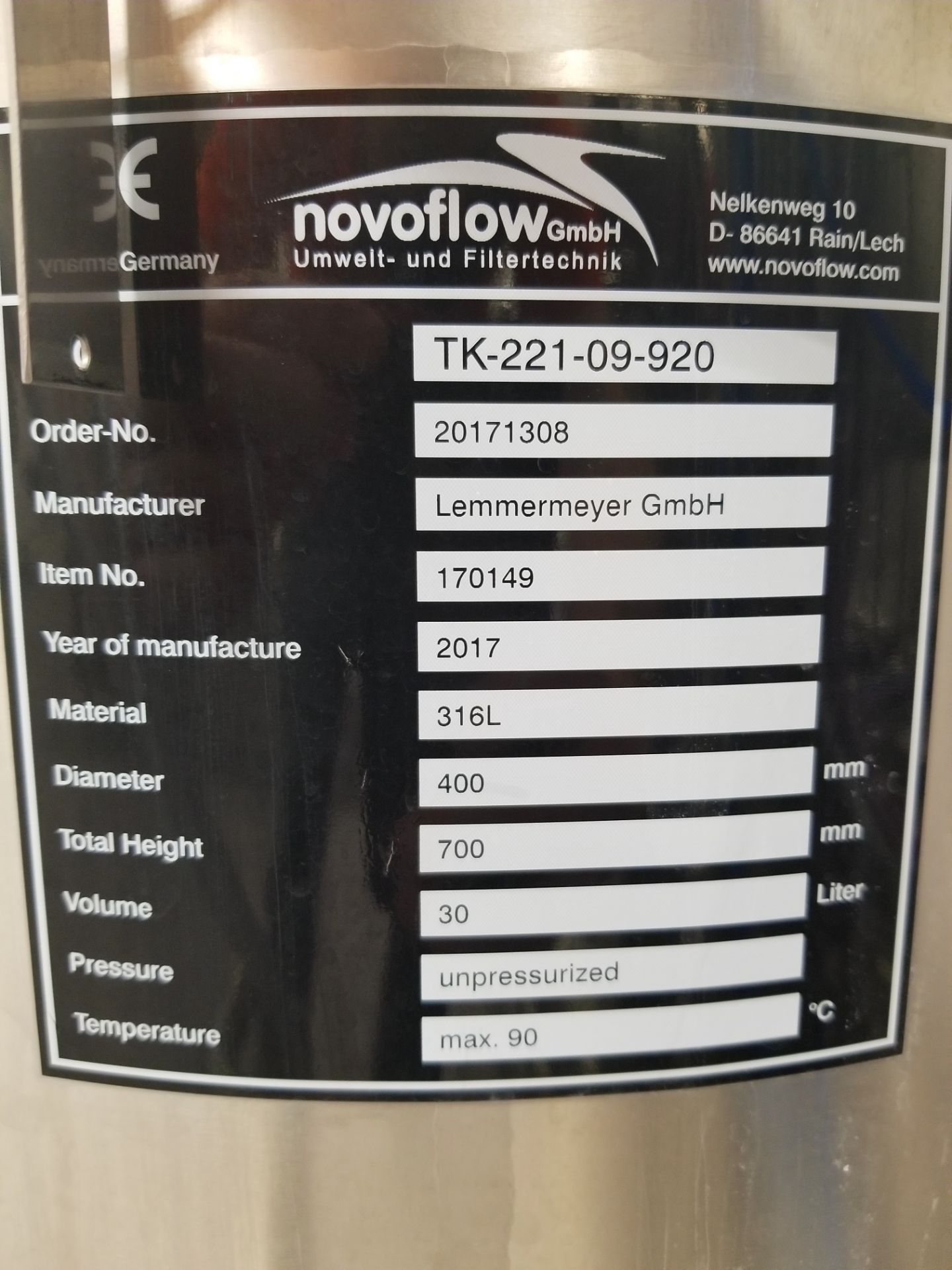 Novoflow Dynamic Cross Flow Filtration System - Image 39 of 39