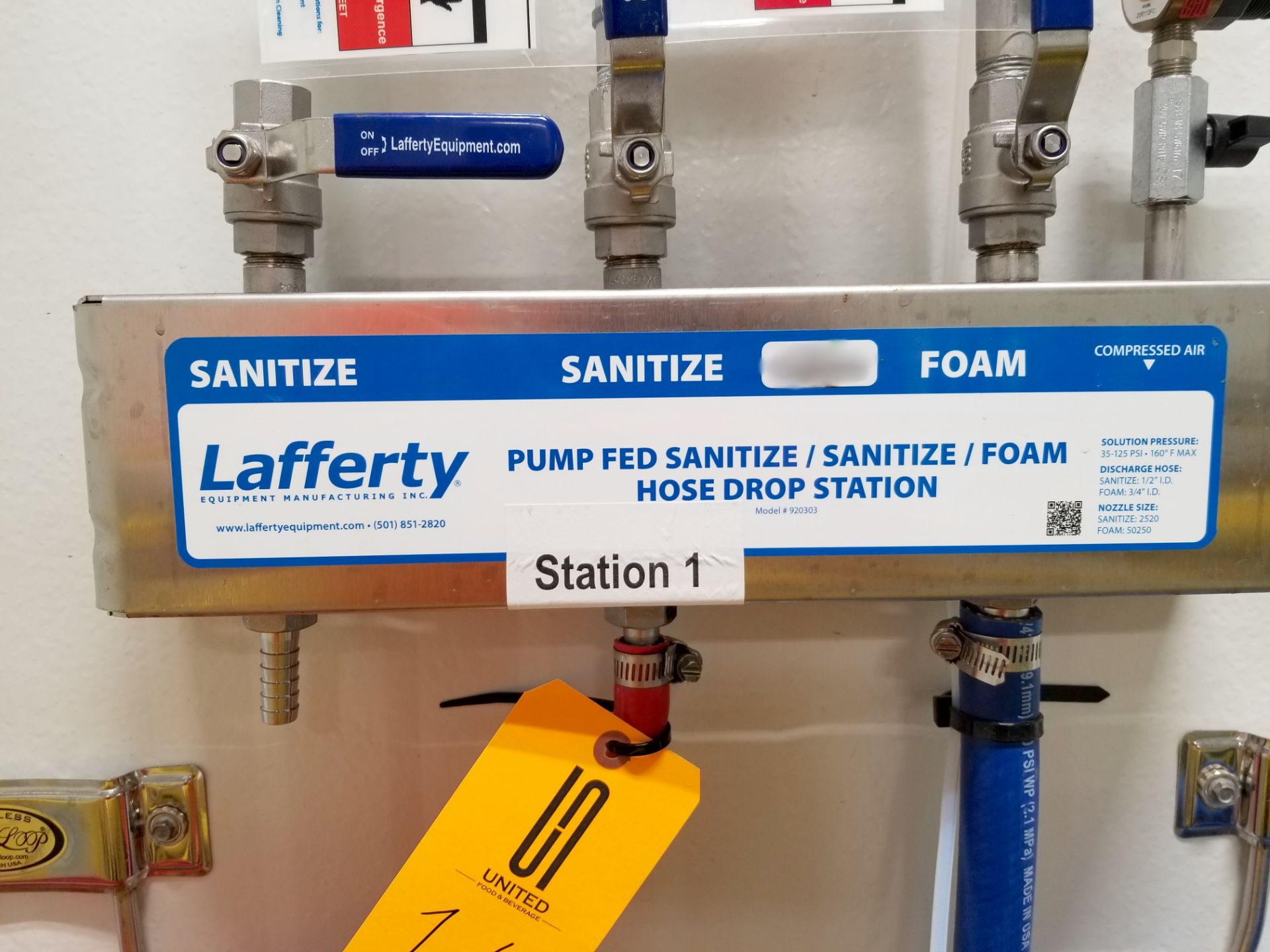 Lafferty Sanitize / Foam Hose Reel Station - Image 4 of 7