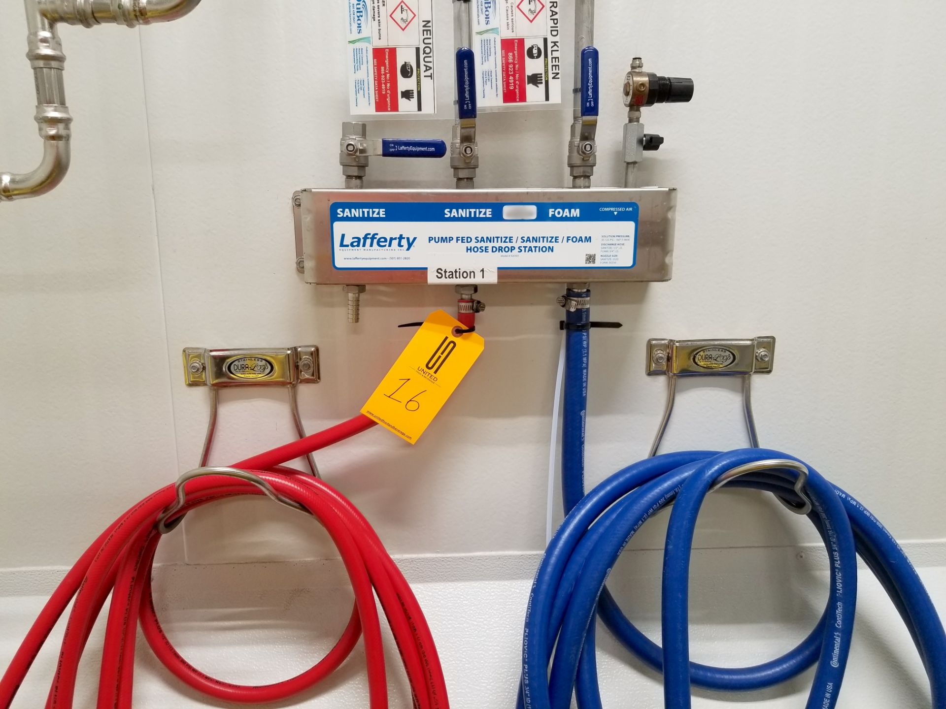 Lafferty Sanitize / Foam Hose Reel Station