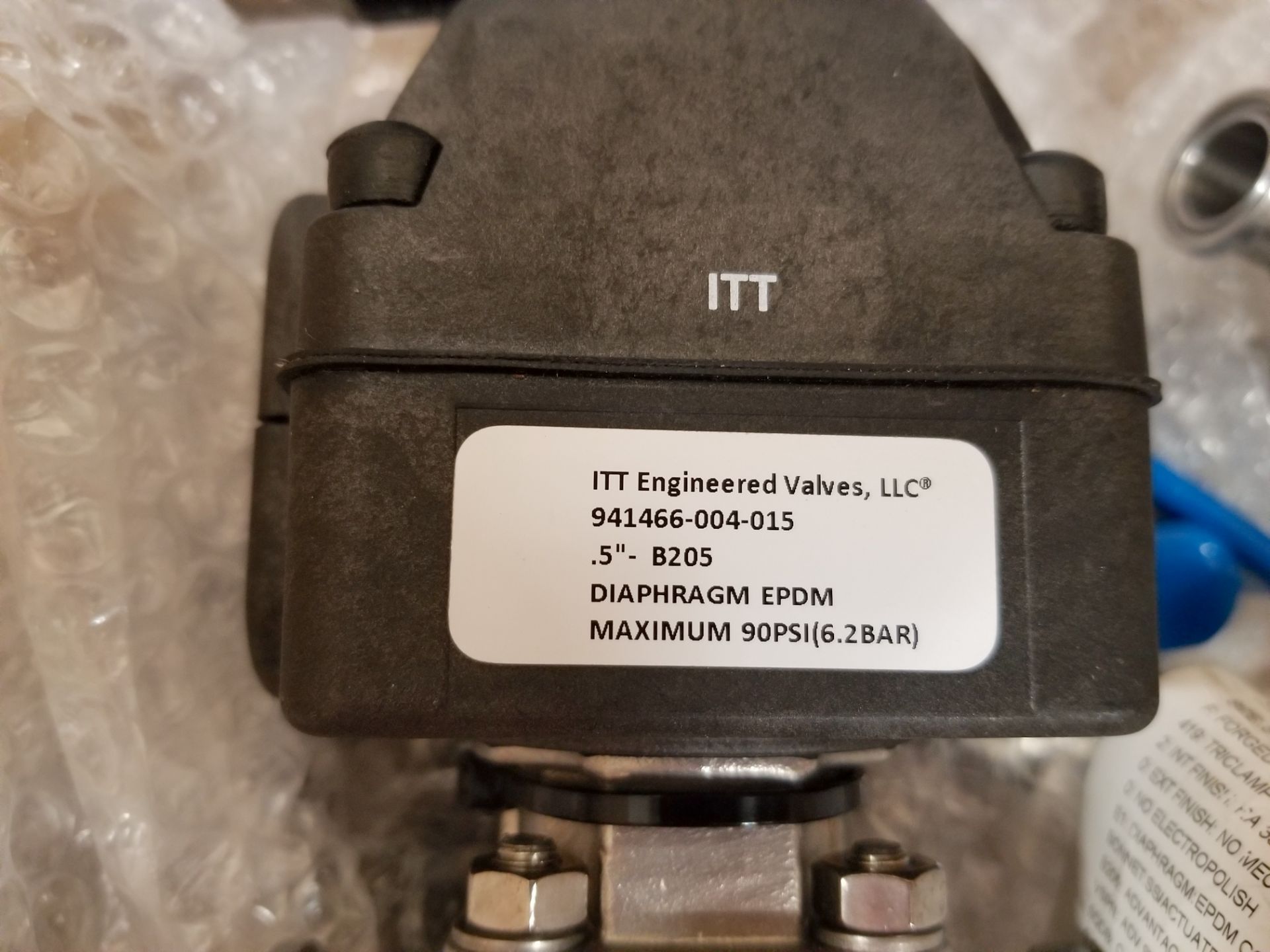 Box of SPX Hand Valves and ITT Engineered Electronic .5 Inch Valves - Image 2 of 4