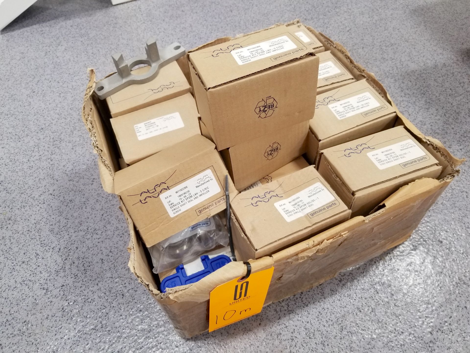 Box of NEW Alfa Laval Service Kits