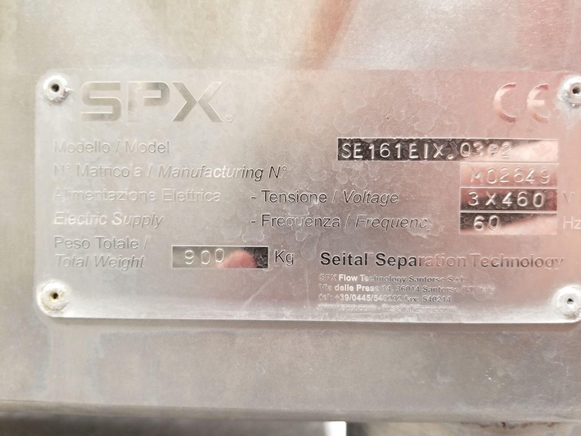 2017 SPX Centrifuge Warm Clarifier - Image 14 of 21