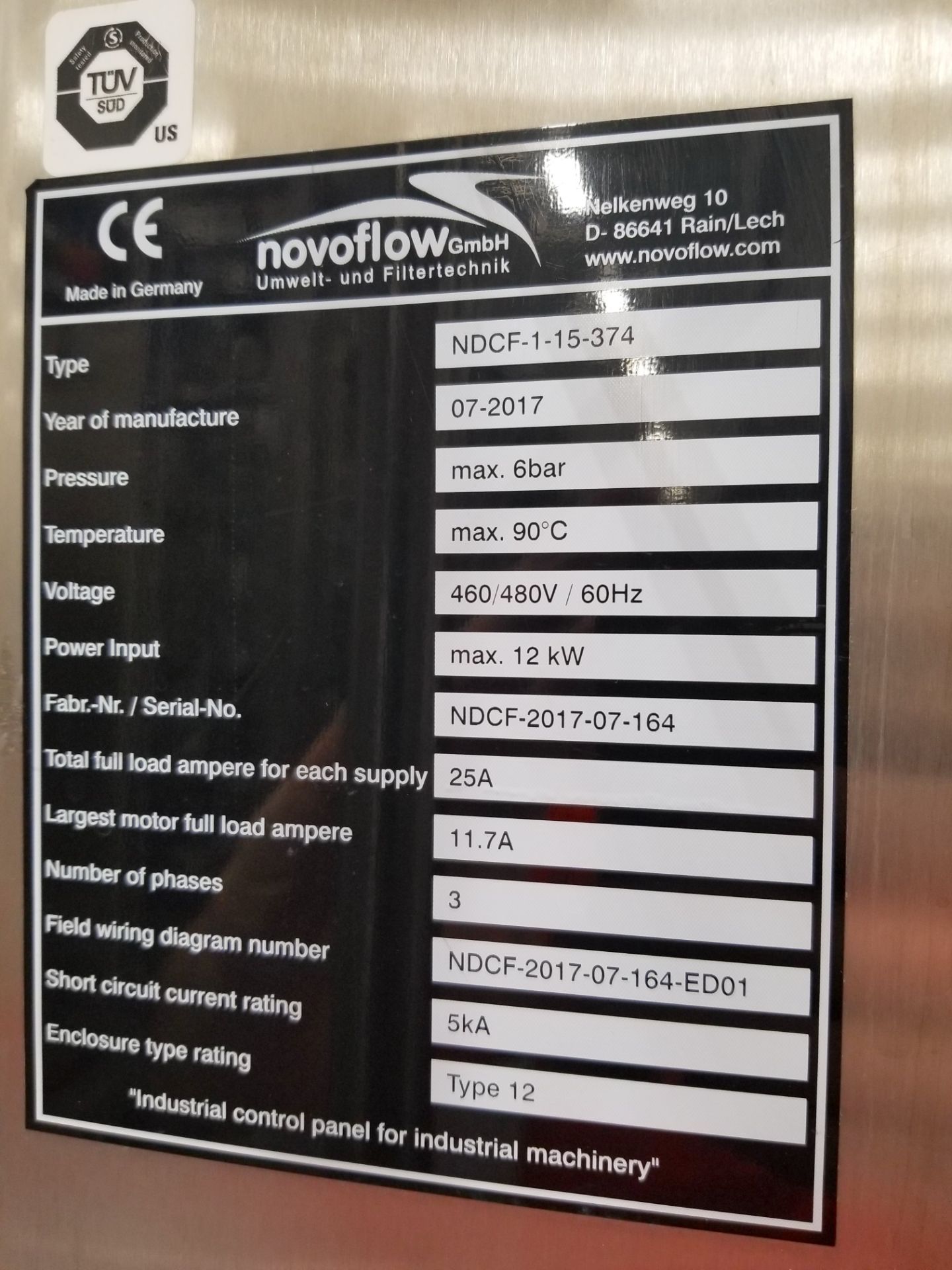 Novoflow Dynamic Cross Flow Filtration System - Image 7 of 39