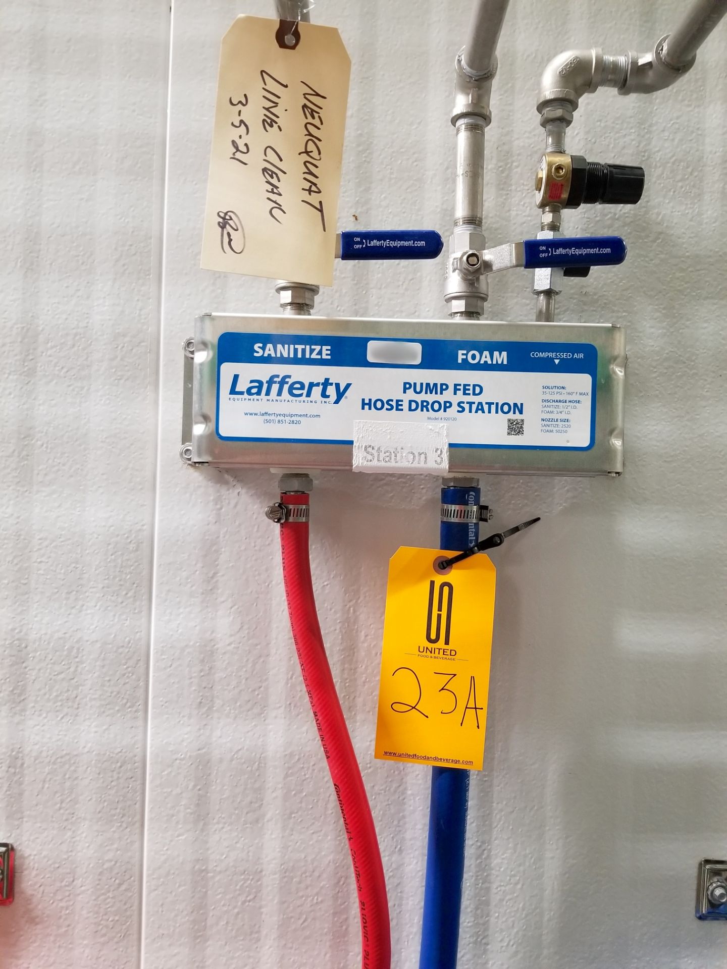 Lafferty Sanitize / Foam Hose Reel Station - Image 2 of 5