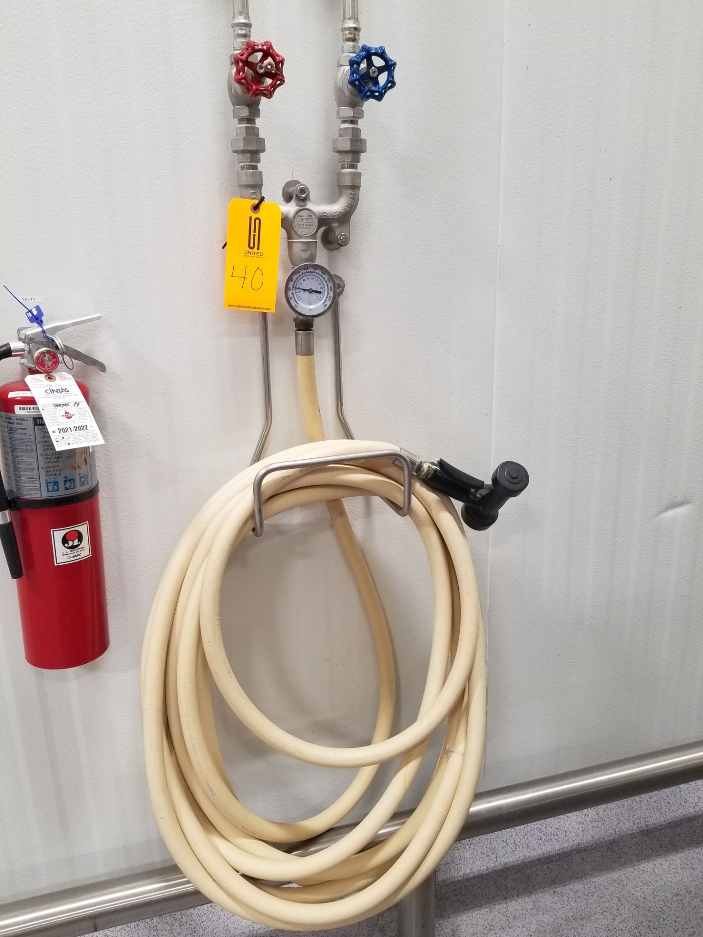 Hose Reel Station with Tan Hose