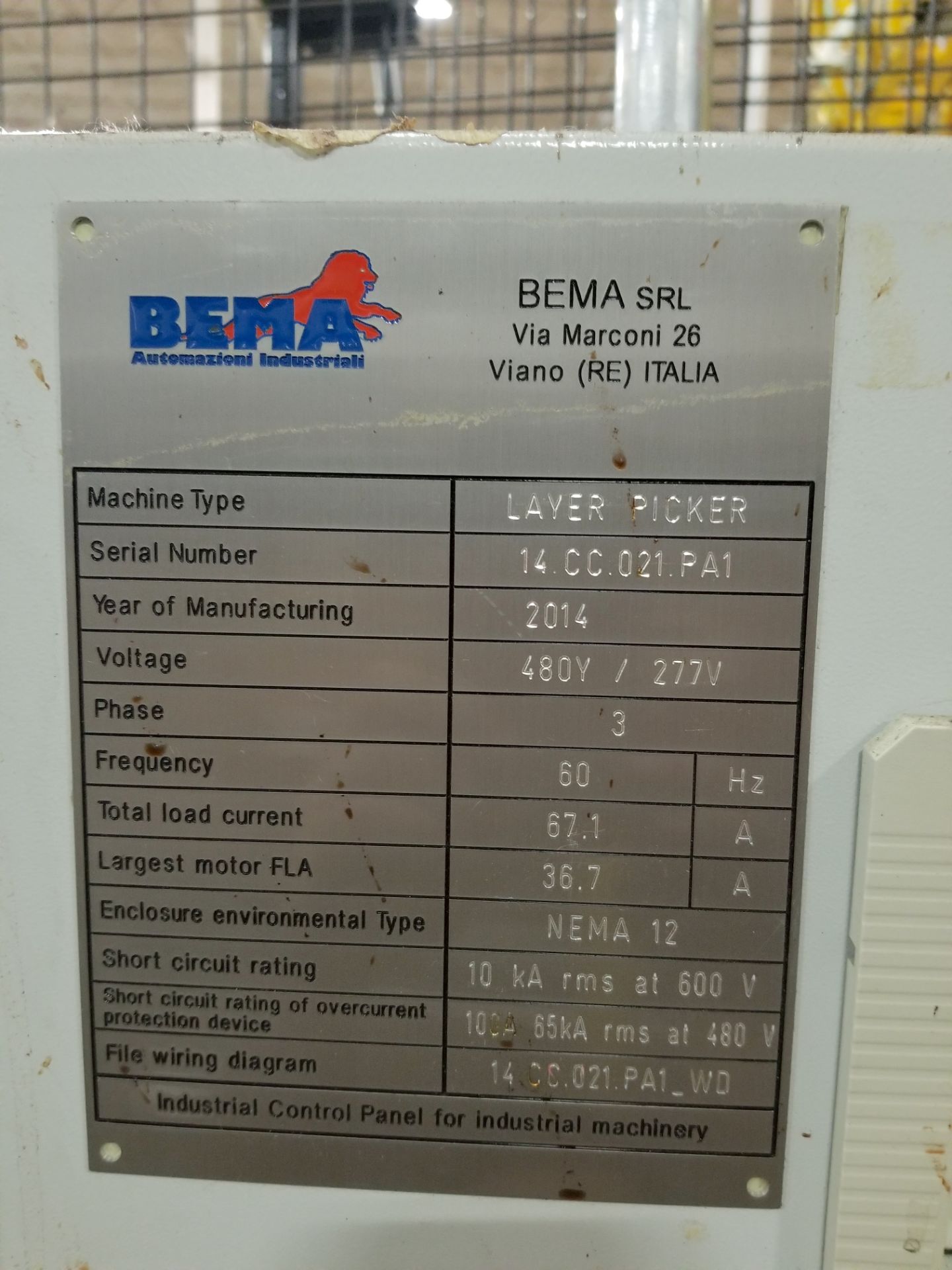 BEMA/Fanuc Robotic Case Depalletizer System - Image 21 of 31