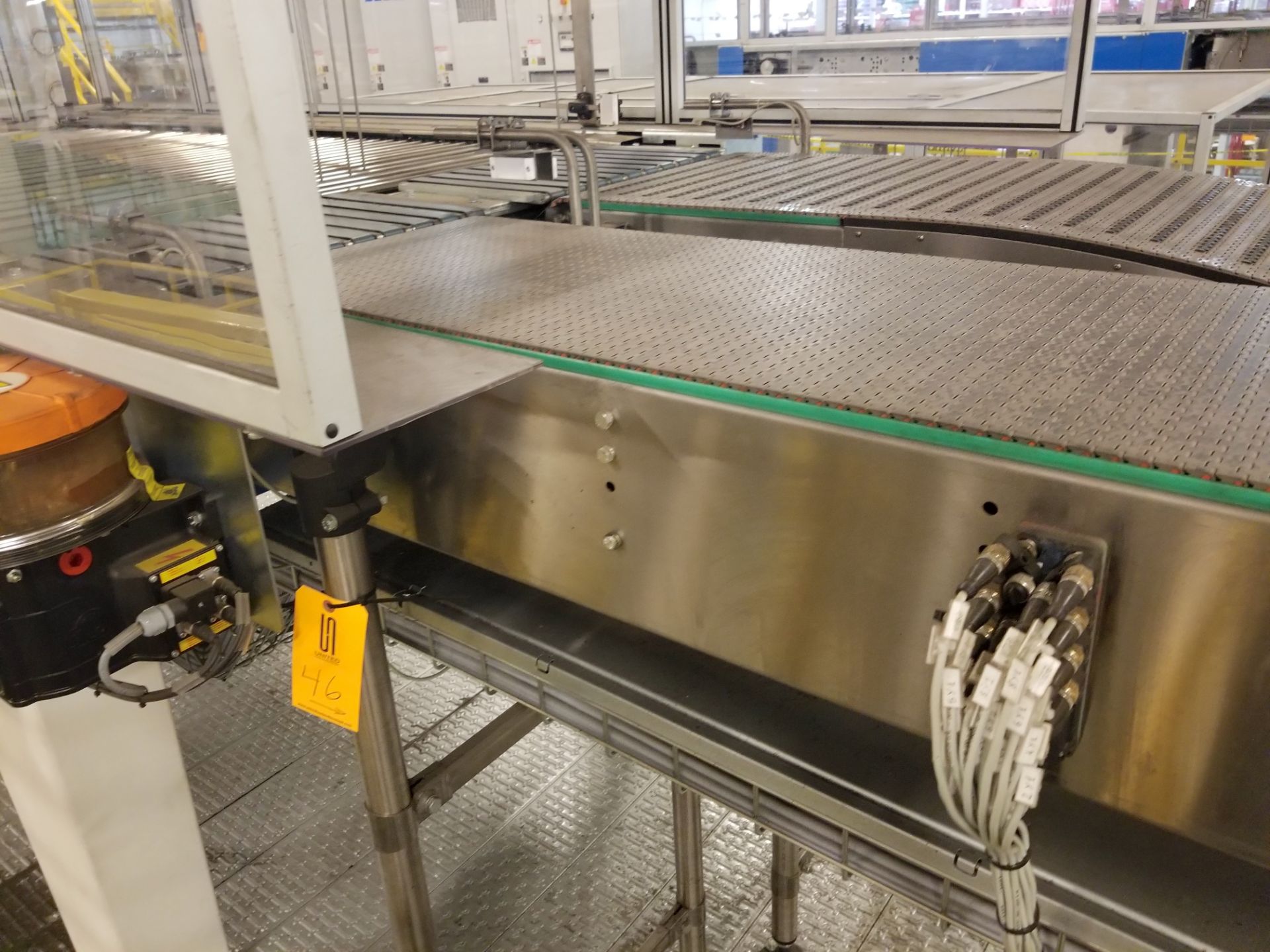 Approx. 40 feet of Europool Case Conveyor - Discharge of Case Switch