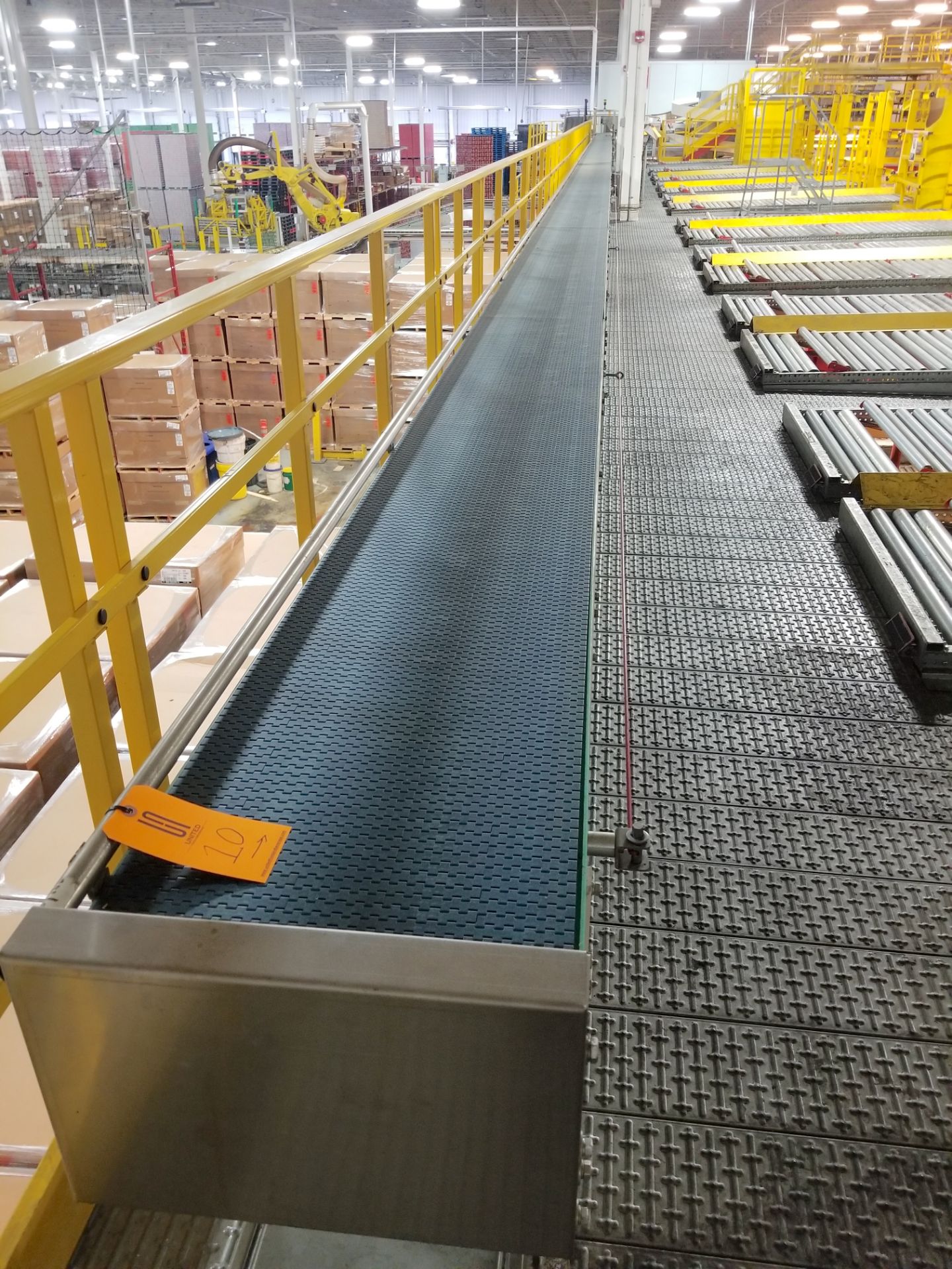 Europool Stainless Steel 17 inch wide matte top case conveyor - Third level (Manual Pick System A) - Image 2 of 5