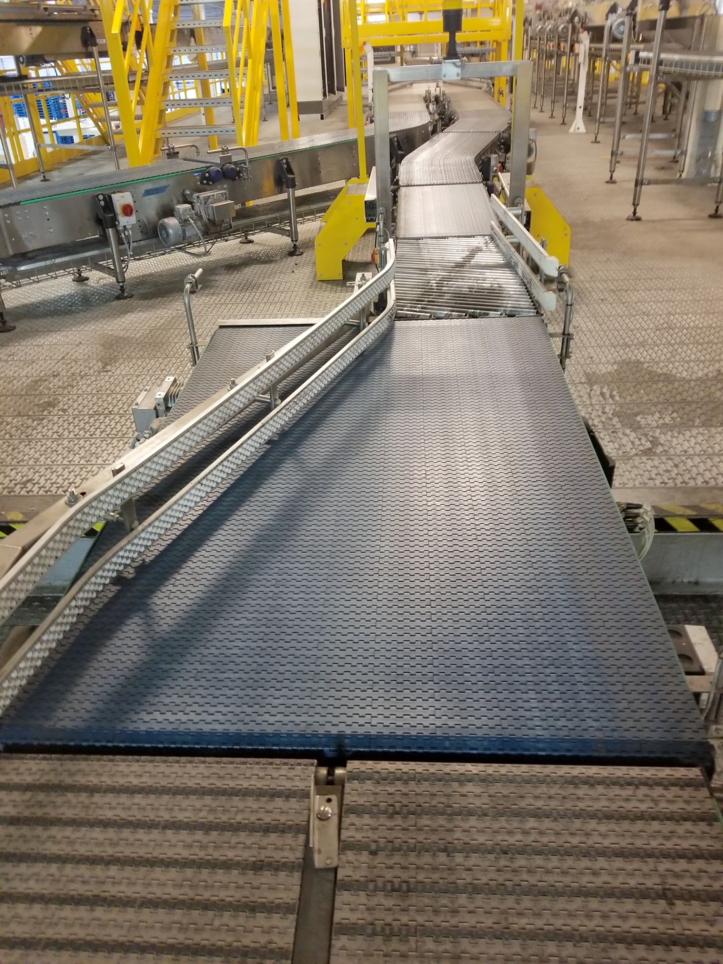 Europool Stainless Steel Dual Lane 17 inch wide matte top case conveyor - Third level (Manual Pick S - Image 4 of 5