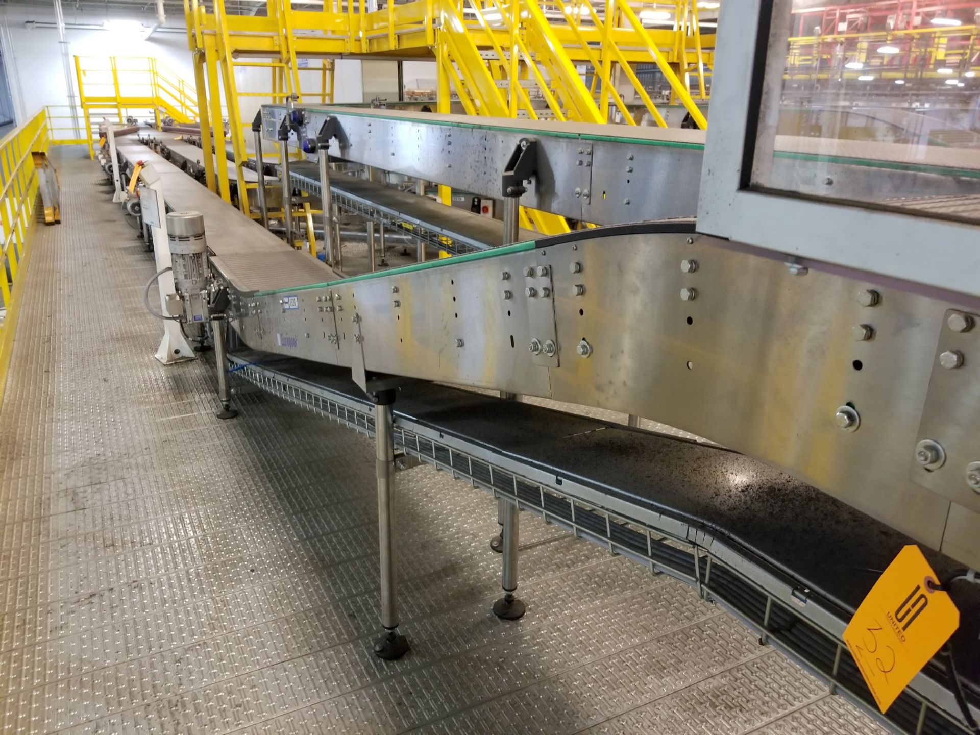 Approx. 50 feet of Europool Case Conveyor - Discharge of Case Switch