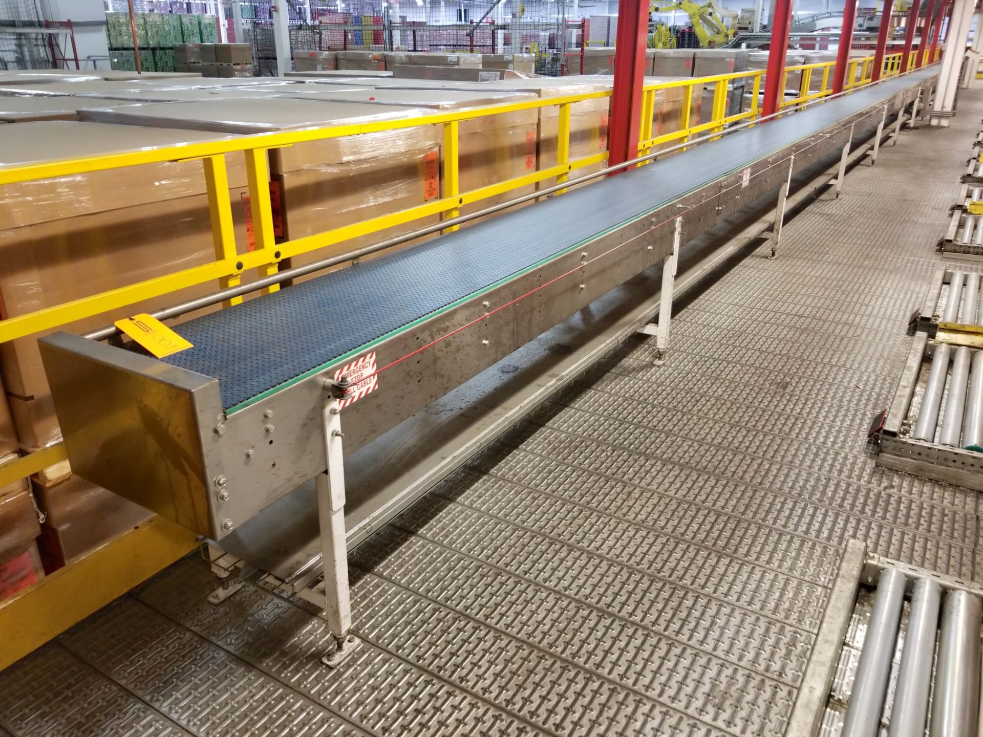 Europool Stainless Steel 17 inch wide matte top case conveyor - second level (Manual Pick System A) - Image 2 of 7