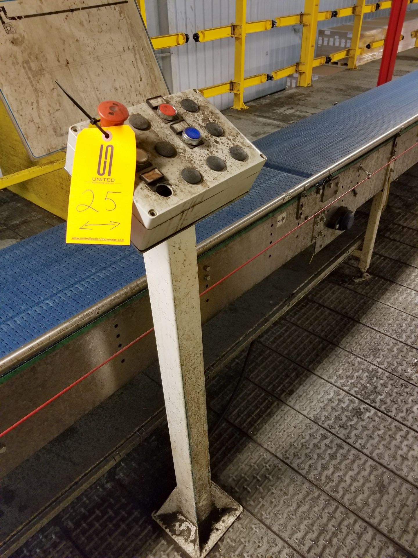 Europool Stainless Steel 17 inch wide matte top case conveyor - Second level (Manual Pick System C) - Image 3 of 5