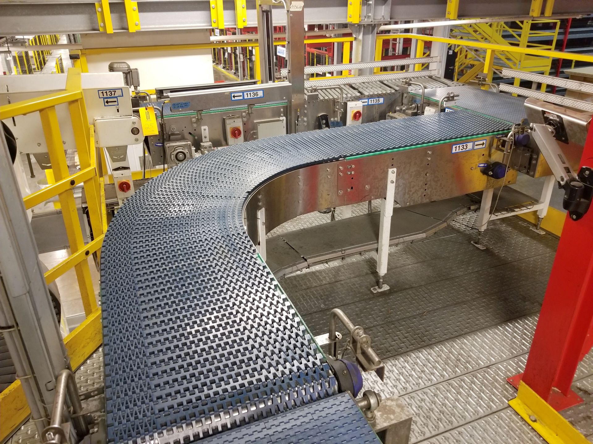 Europool Stainless Steel 17 inch wide matte top case conveyor - Second level (Manual Pick System C) - Image 5 of 5