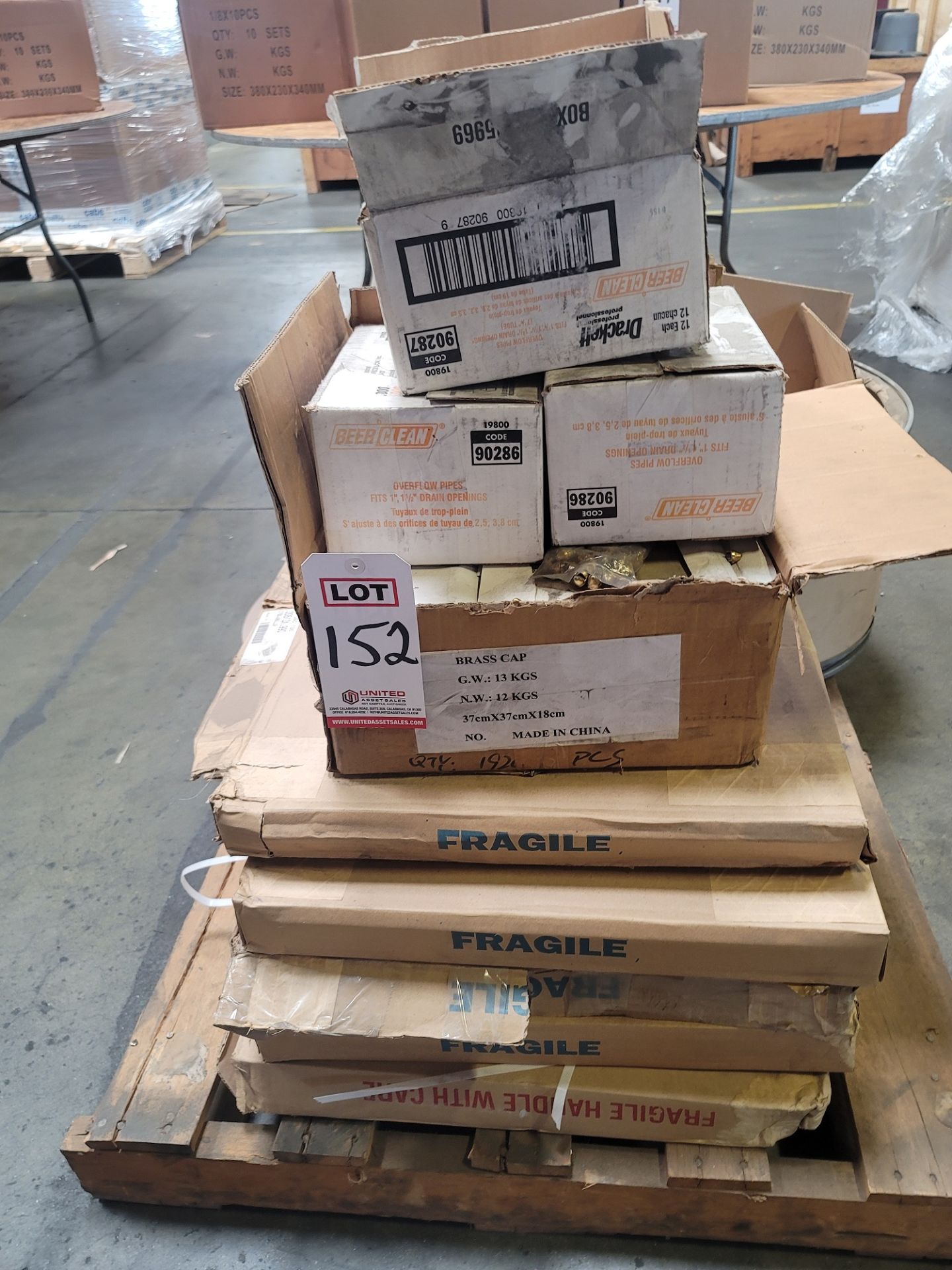 LOT - PALLET OF MISC EDGE BANDING, SOLID WIRE SOLDER, ETC.