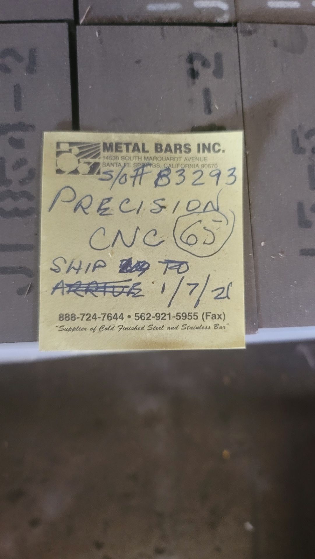 LOT - (2) SMALL PALLETS OF STEEL BLOCKS FOR MACHINING, 4-1/2" X 2-5/16" X 2-5/16 - Image 2 of 2