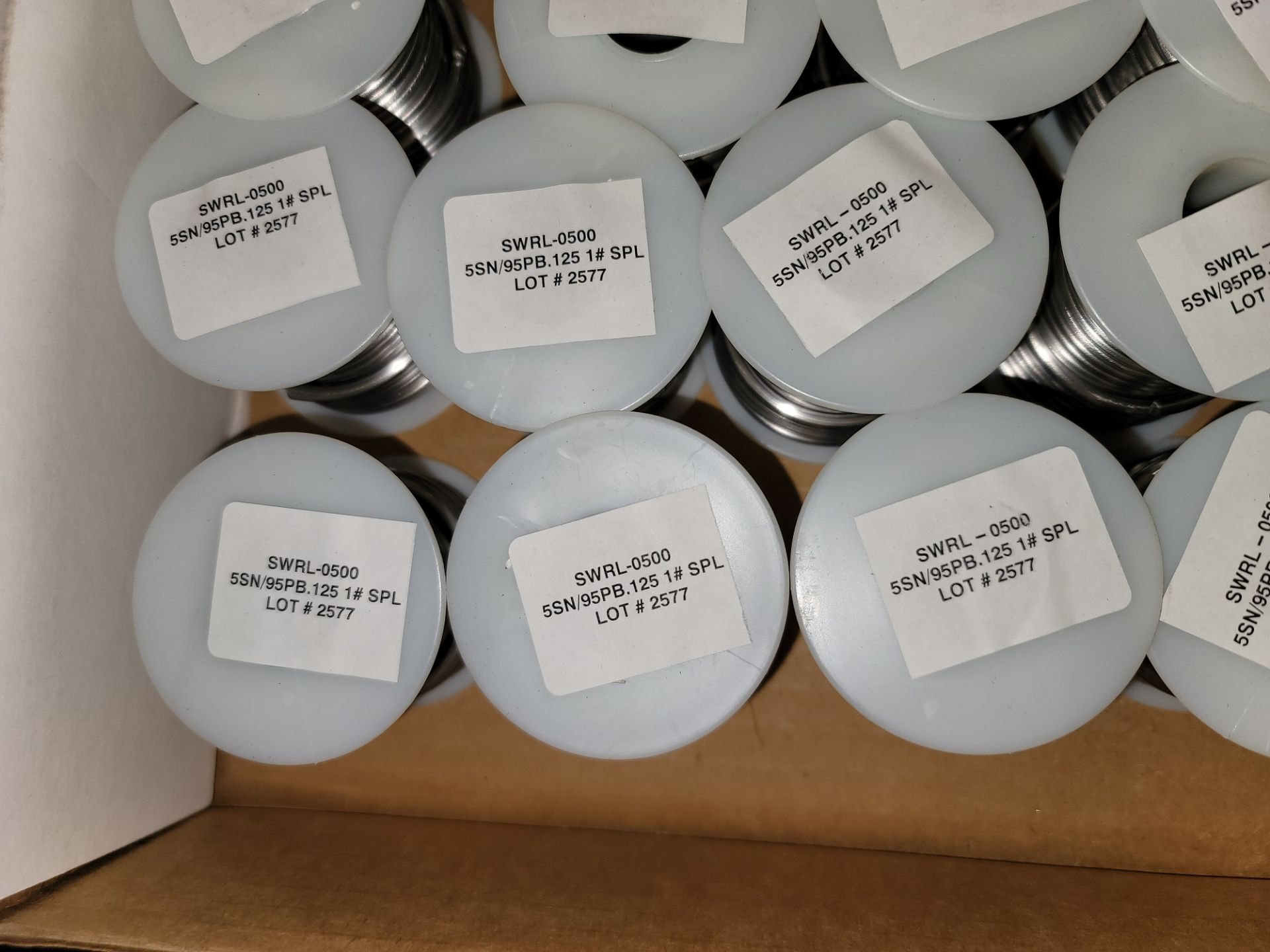 LOT - WIRE SPOOLS, SOLDER - Image 4 of 4