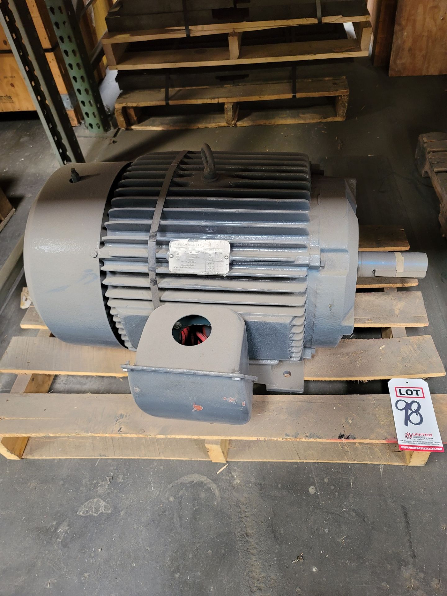 RELIANCE 50 HP DUTY MASTER AC MOTOR, 1765 RPM, 230/460V, FRAME: 326T, 3 PHASE, CONTINUOUS DUTY