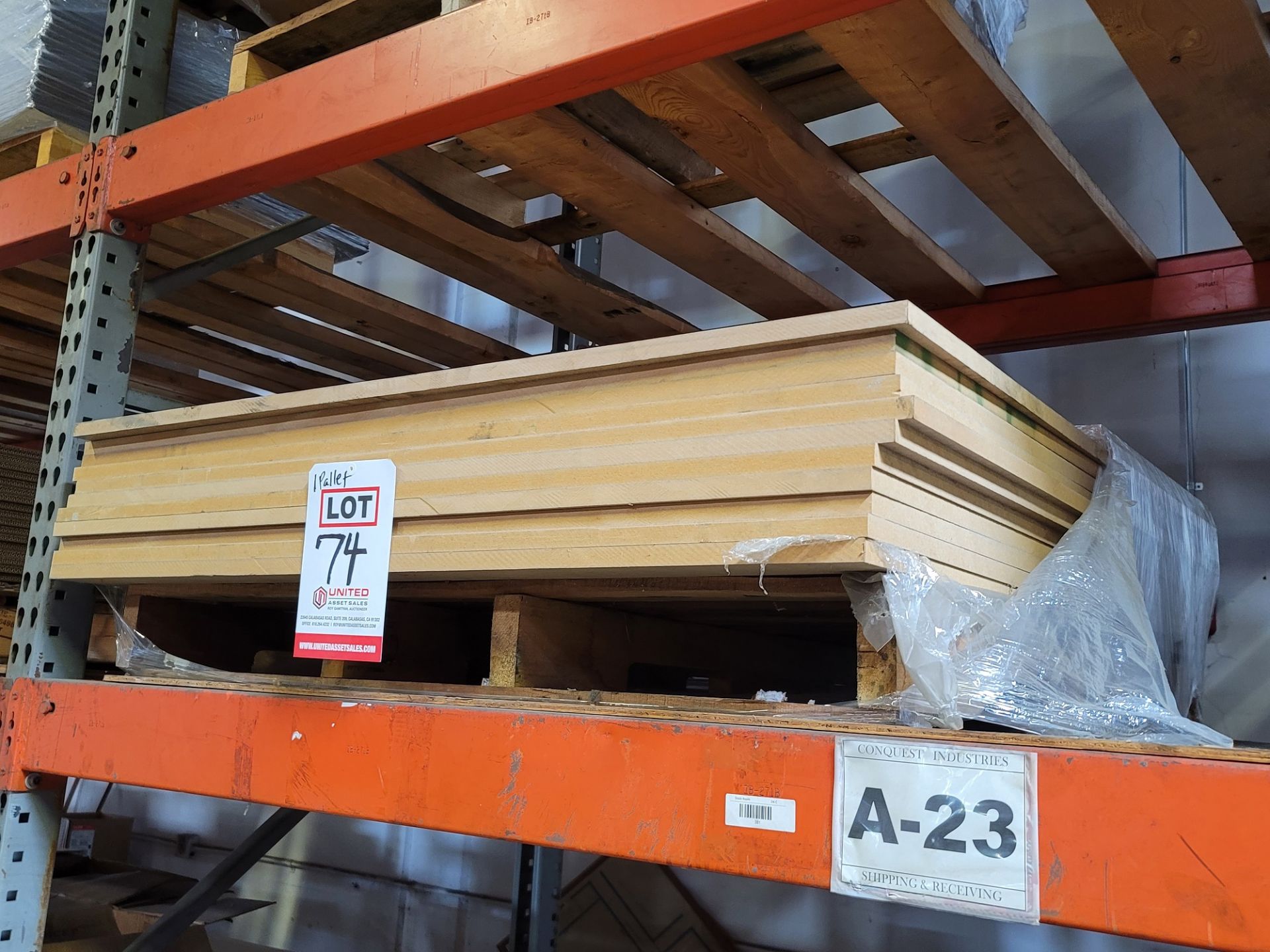 LOT - (24) PIECES OF 3/4" MDF/PARTICLEBOARD, 2' X 4'