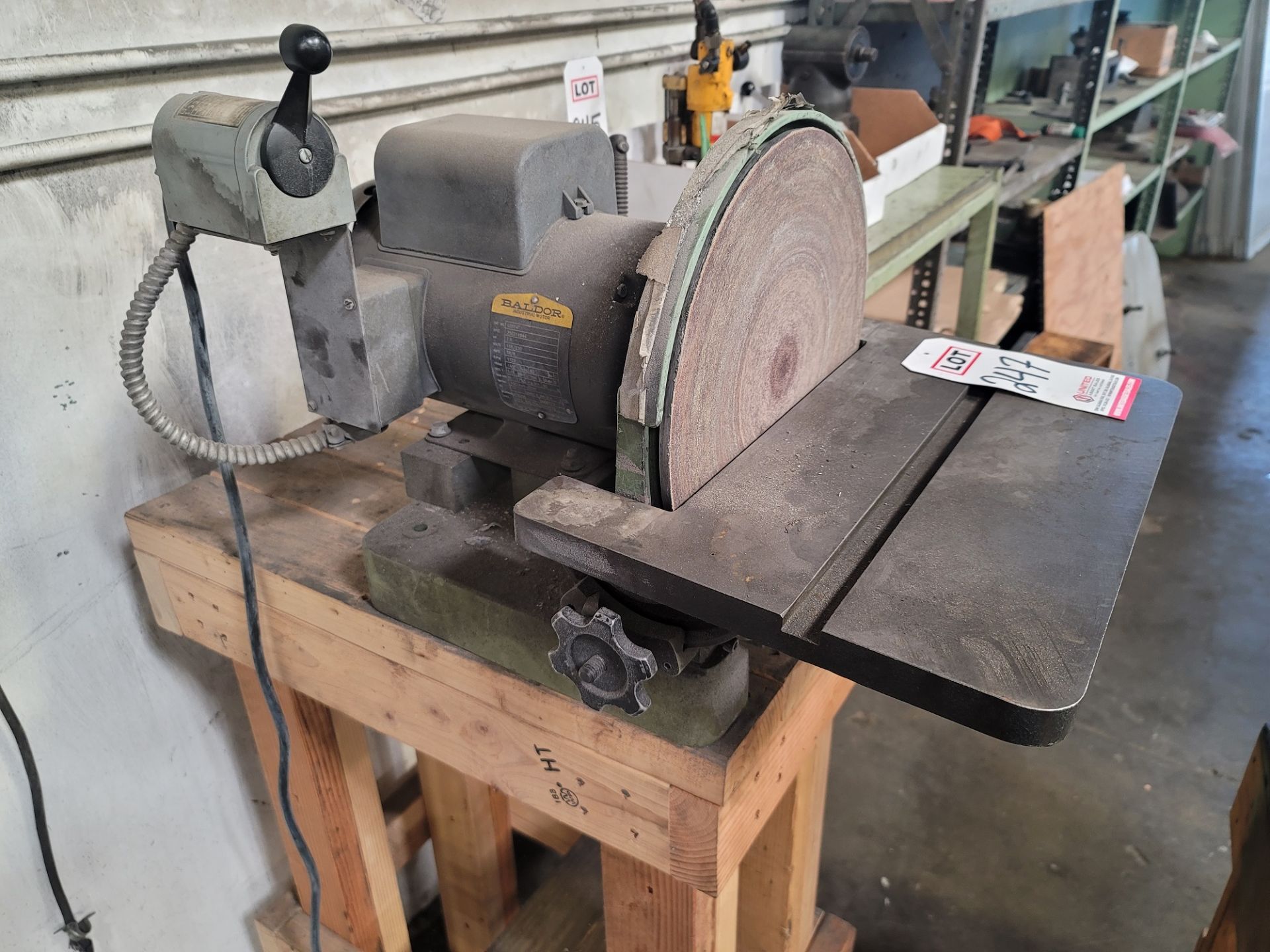 12" DISC SANDER, 1-1/2 HP