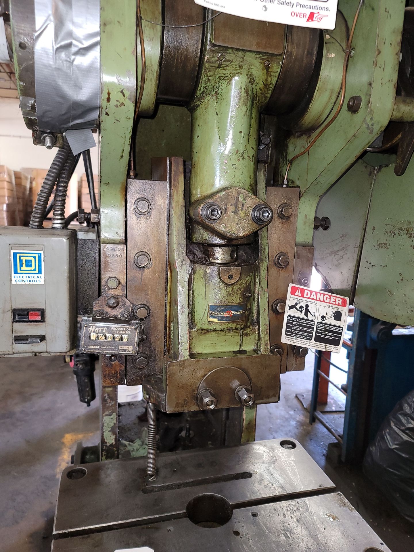 CHALMERS & CORNER PUNCH PRESS, NO MODEL OR S/N - Image 2 of 6