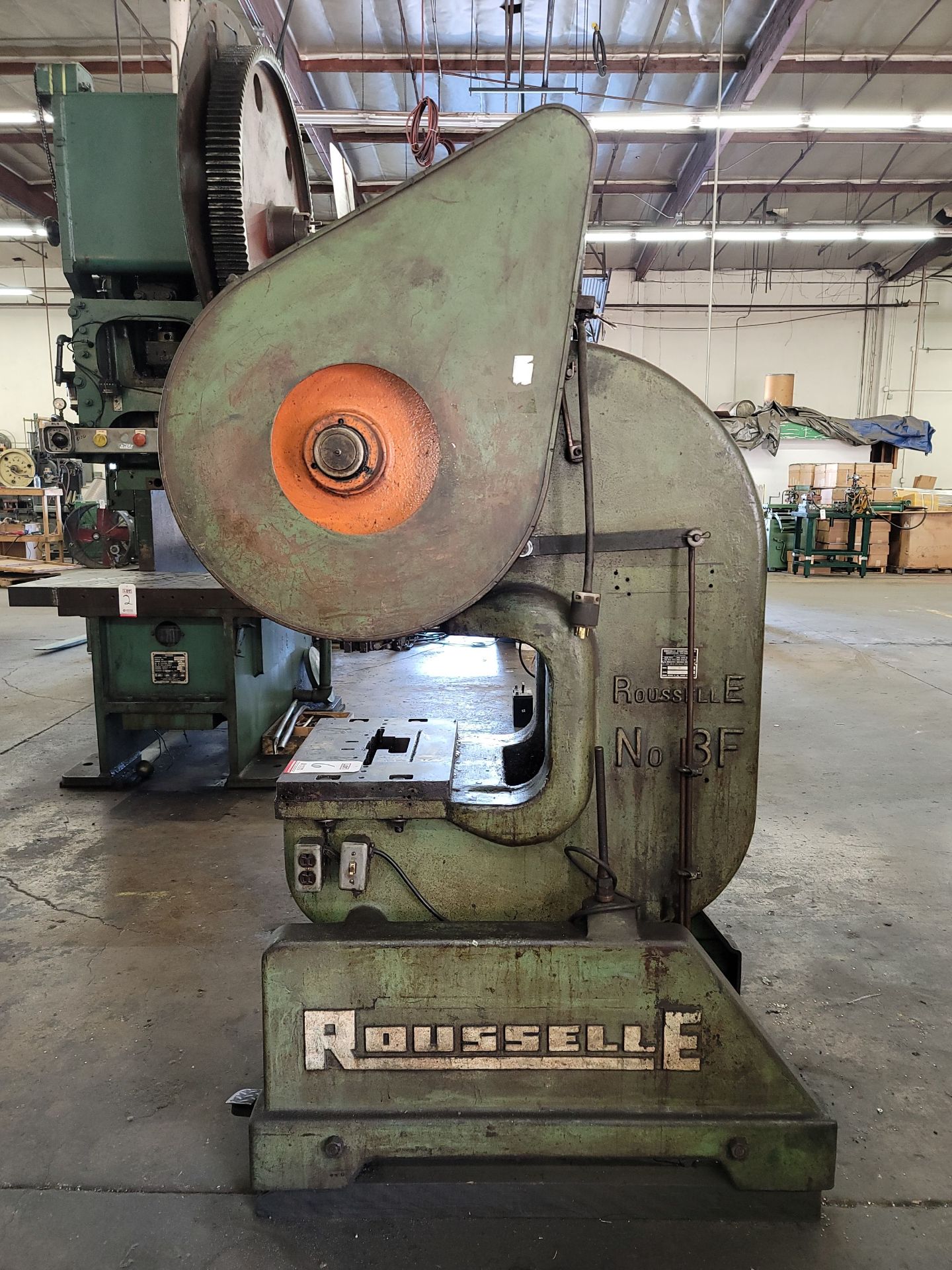 ROUSSELLE PUNCH PRESS, MODEL 3F, S/N DFS7971 - Image 4 of 6