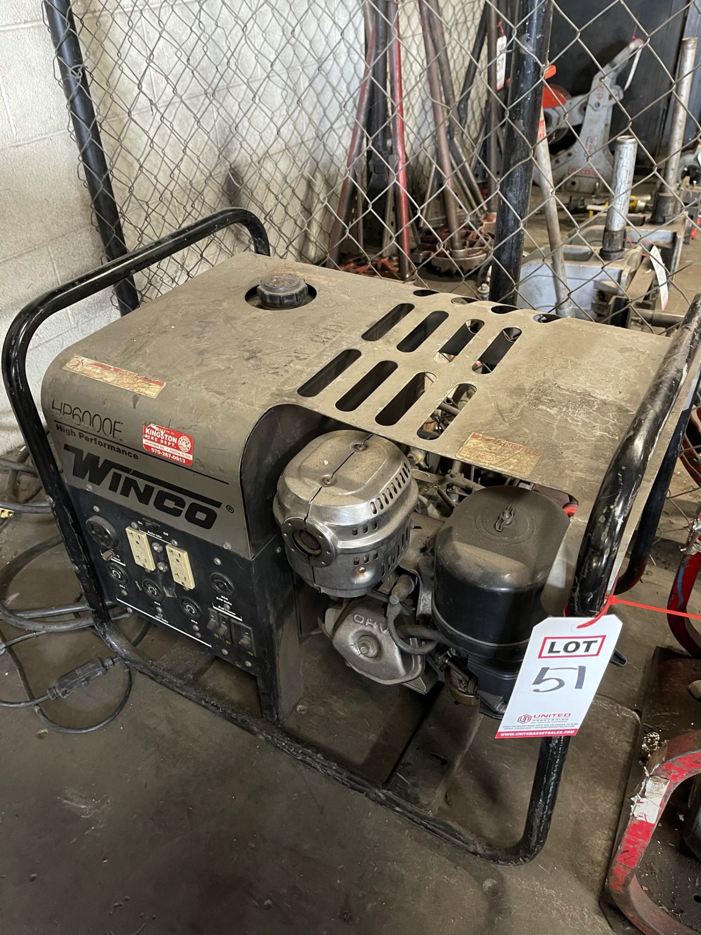 WINCO HP6000E HIGH PERFORMANCE PORTABLE GENERATOR