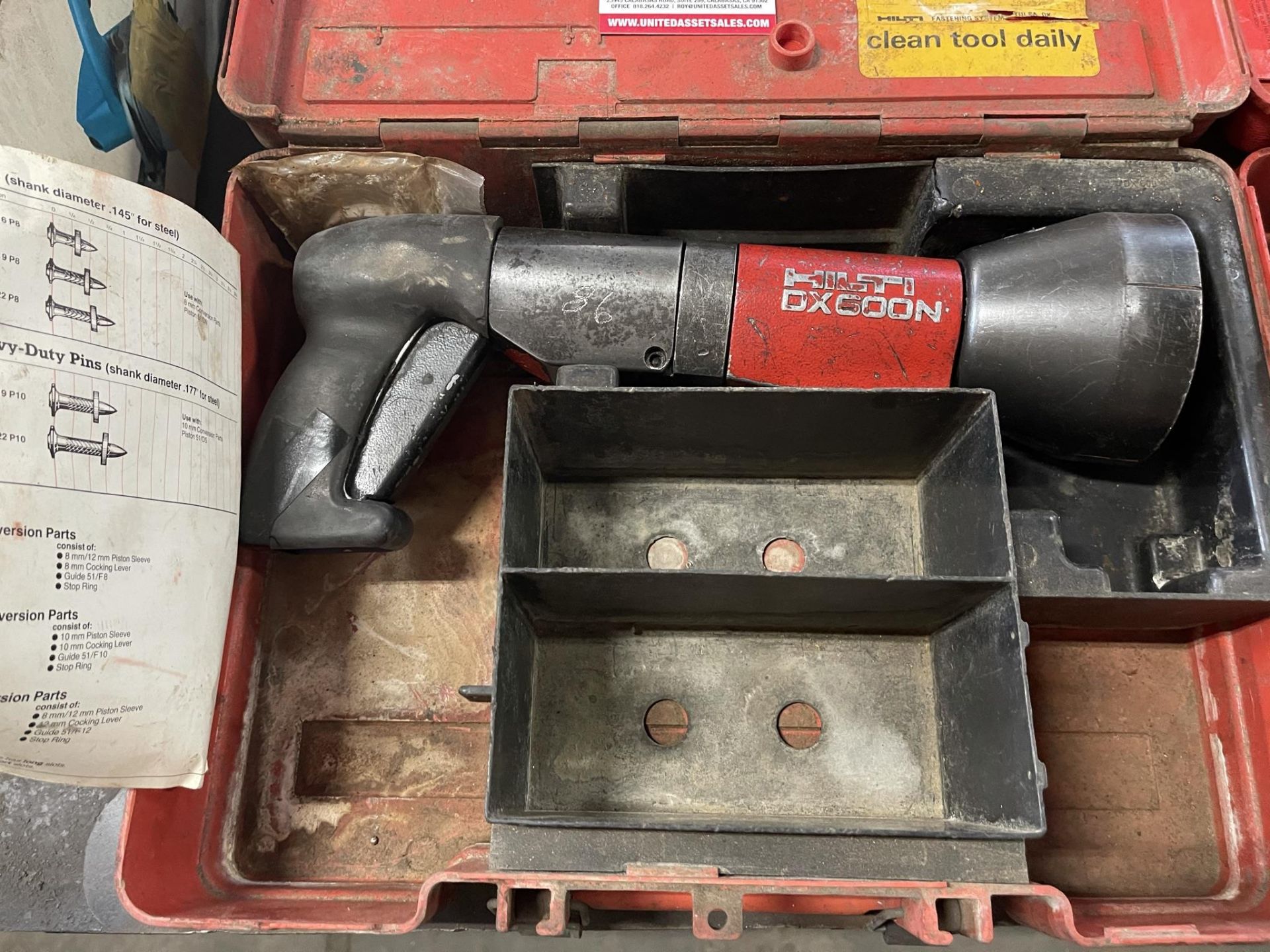 HILTI DX600N ACTUATED TOOL