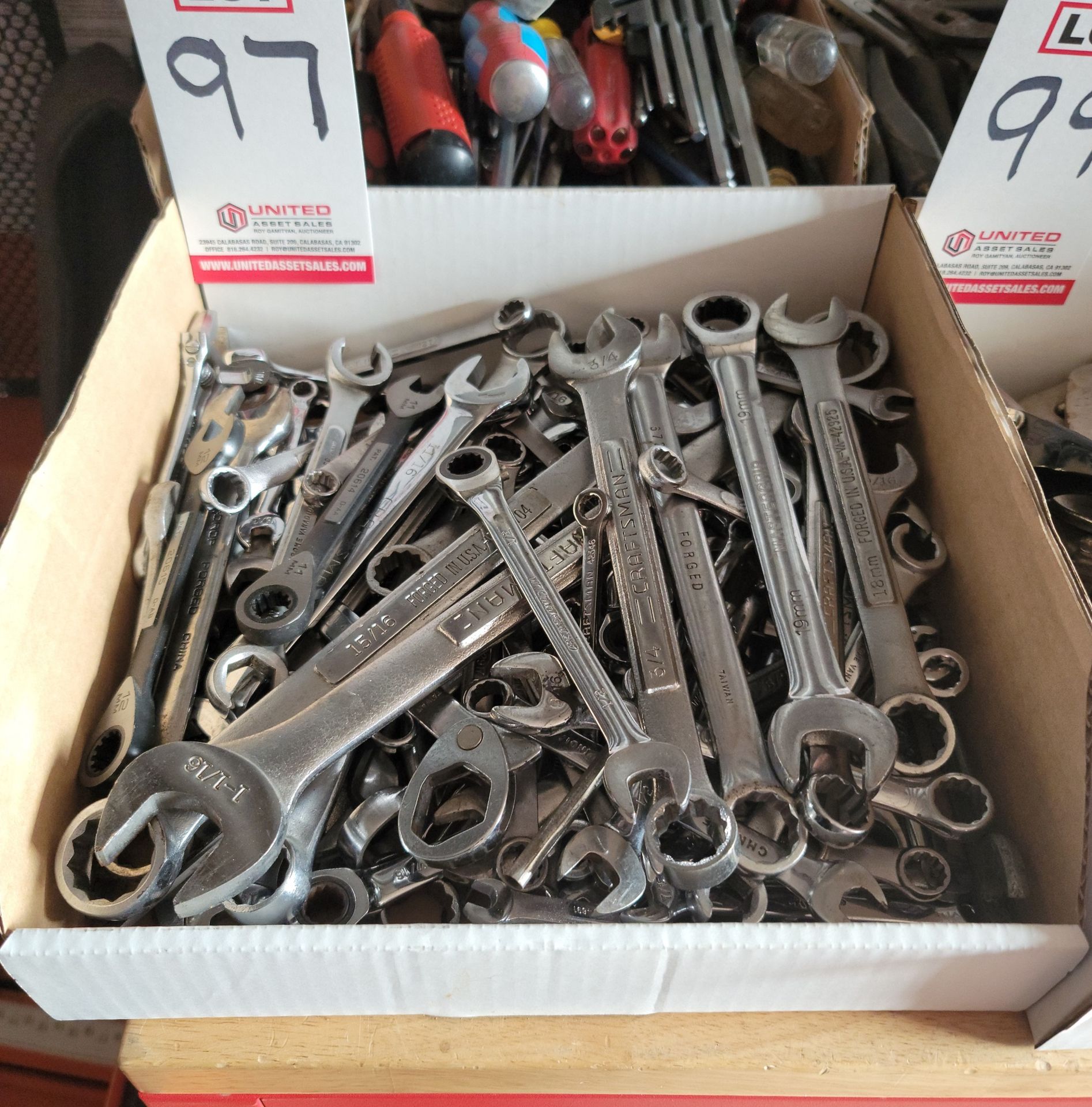 LOT - COMBINATION WRENCHES