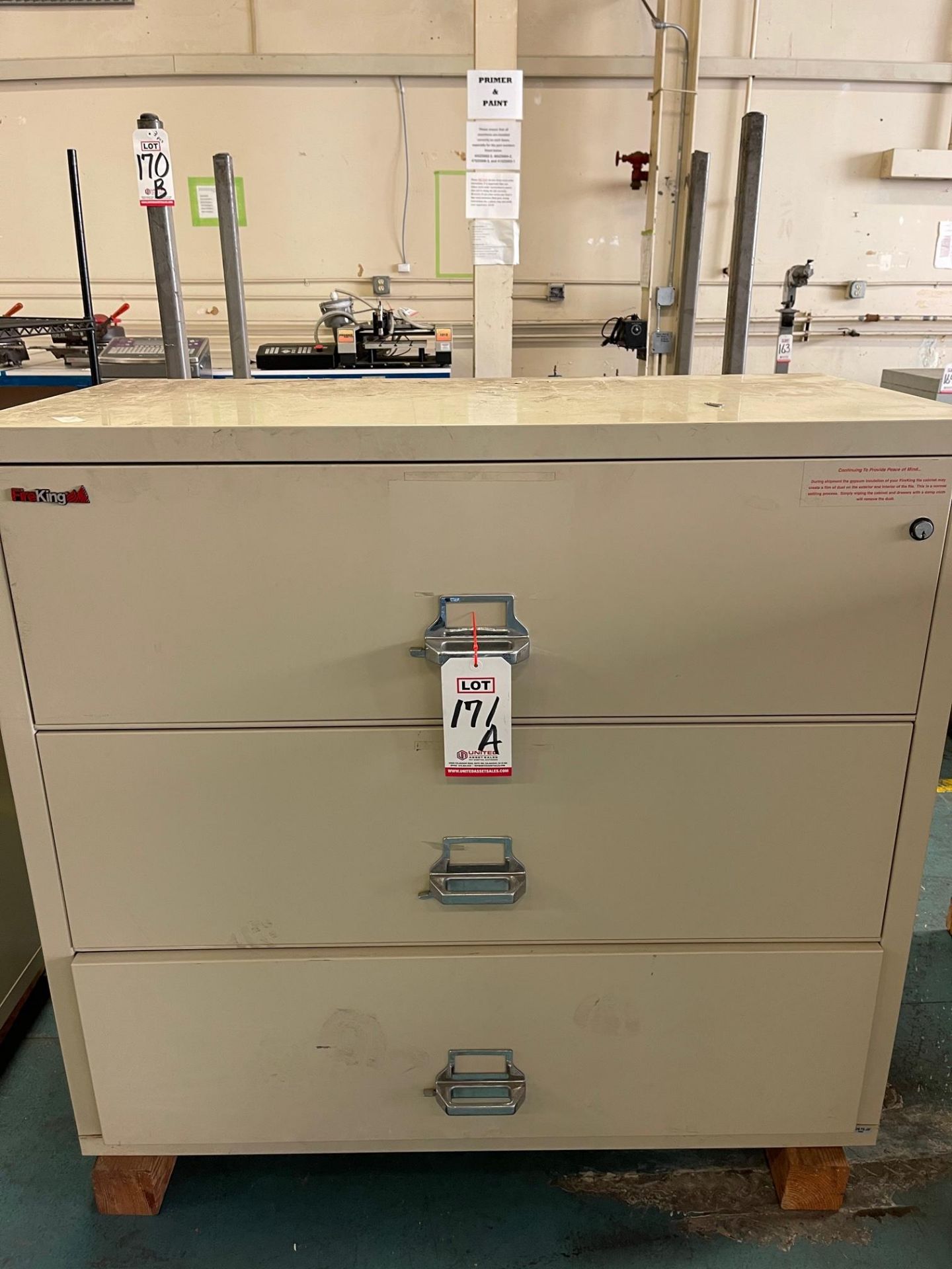 LOT - (2) FIREKING 3-DRAWER FIREPROOF CABINETS (LOCATION: BUILDING 15 MAIN) - Image 2 of 2