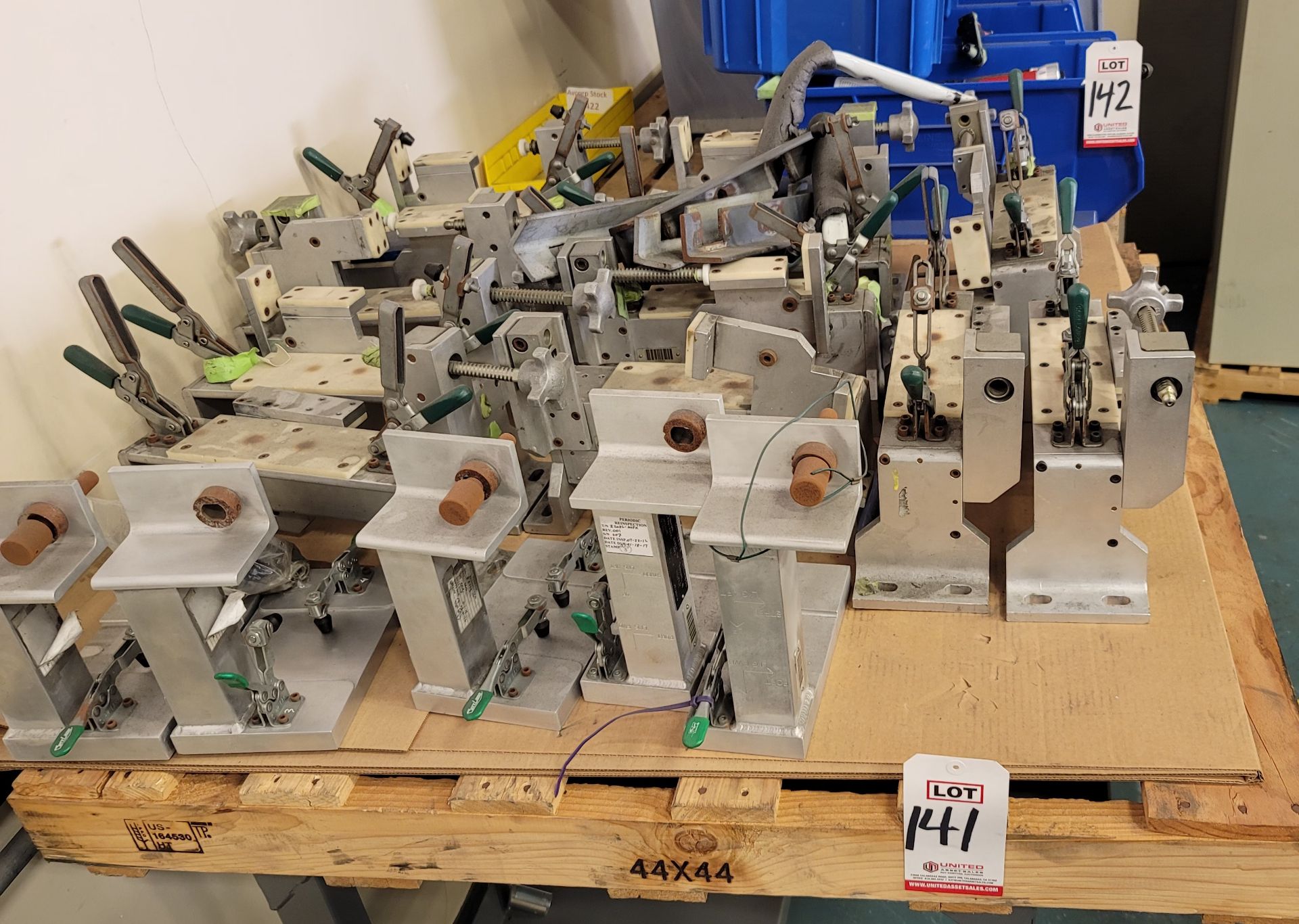 LOT - PALLET OF CLAMPING FIXTURES (LOCATION: BUILDING 15 MAIN)