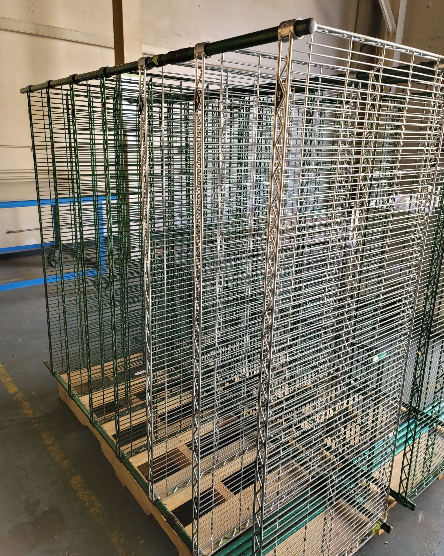 LOT - (2) WIRE RACKS (LOCATION: BUILDING 15 MAIN) - Image 2 of 2