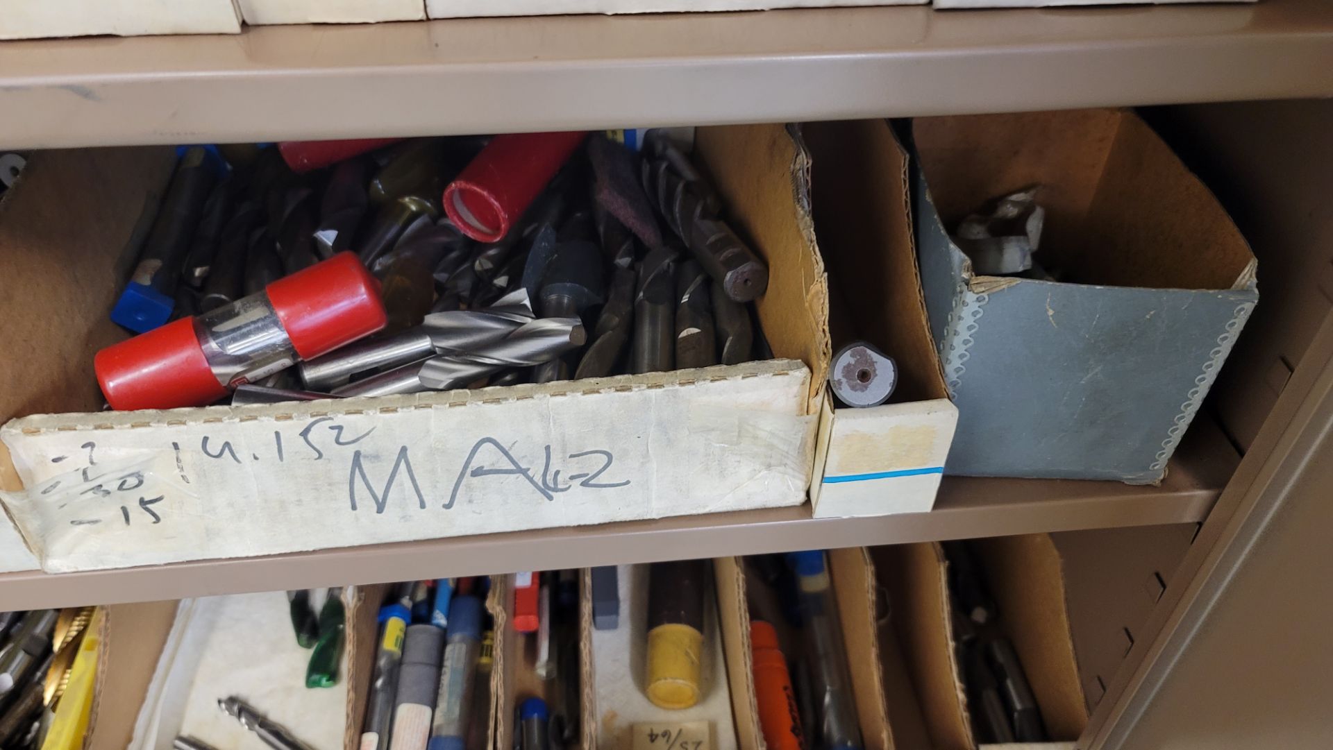 LOT - CONTENTS ONLY OF (3) SHELVES, TO INCLUDE: ENDMILLS AND OTHER CUTTERS - Image 5 of 7