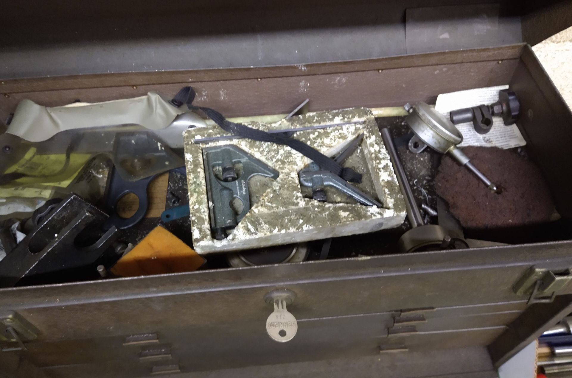 KENNEDY TOOL BOX, W/ CONTENTS - Image 9 of 9