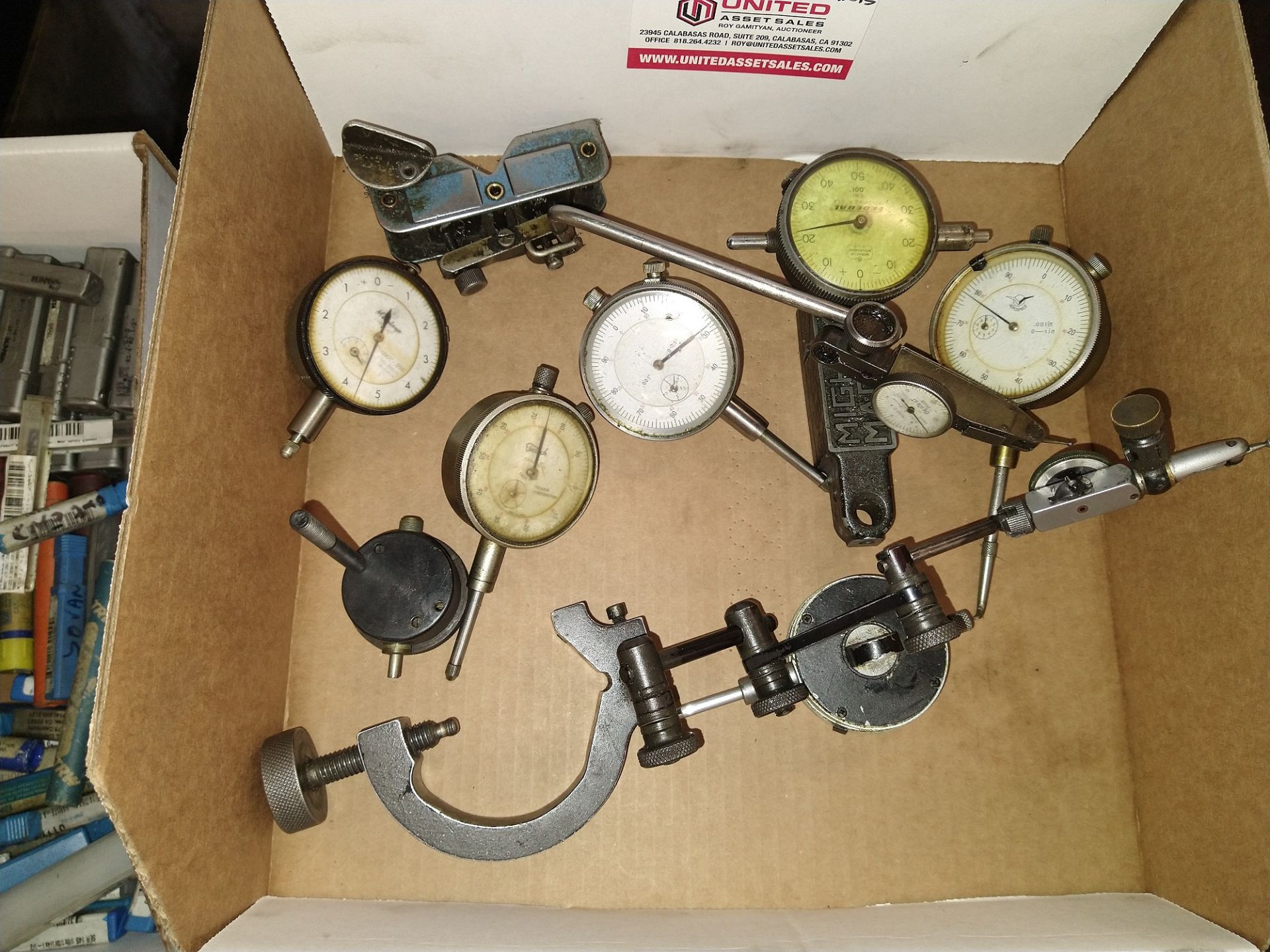 LOT - (7) ASSORTED DIAL INDICATORS