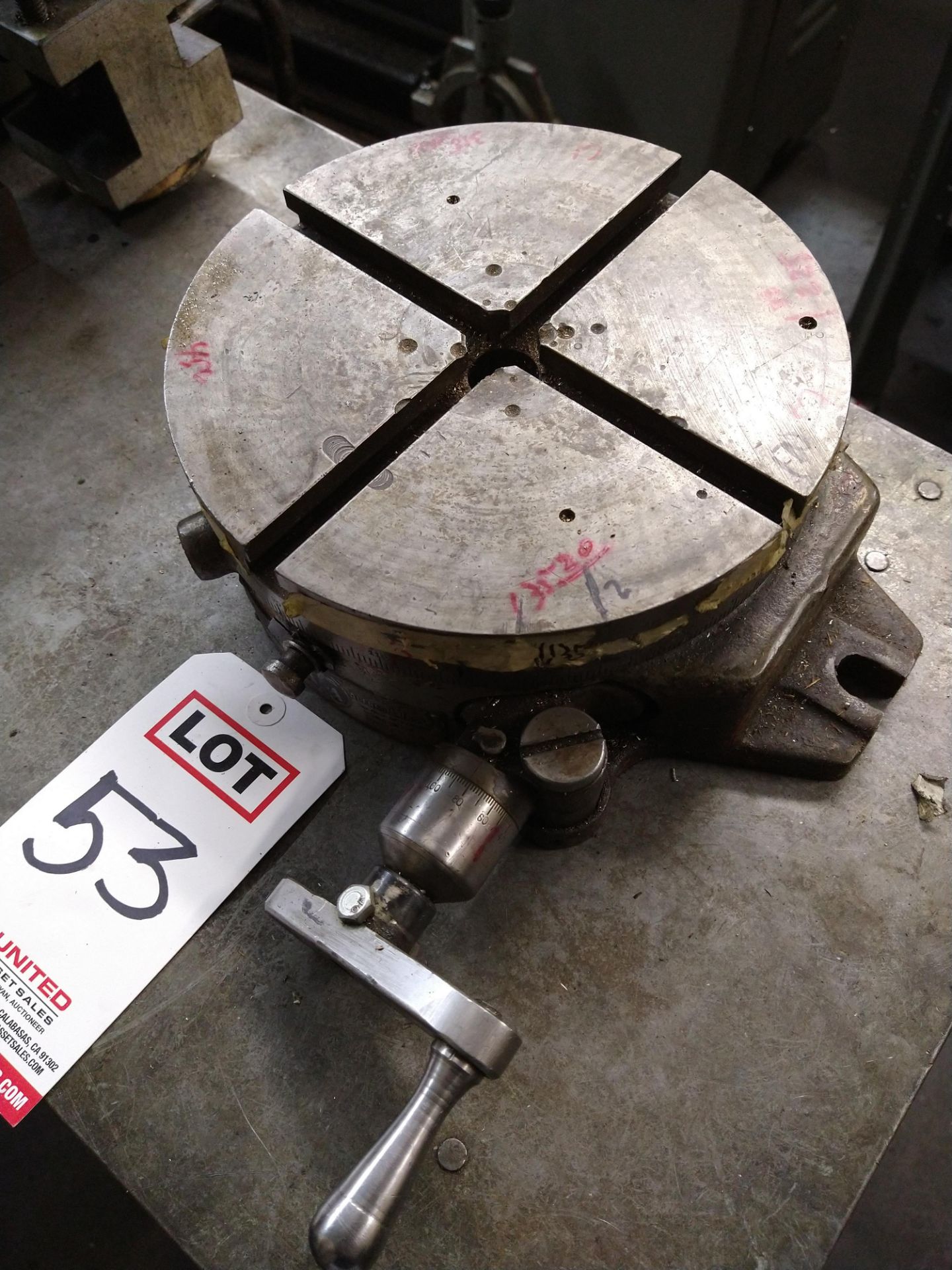 MANUAL ROTARY TABLE, MODEL BS9