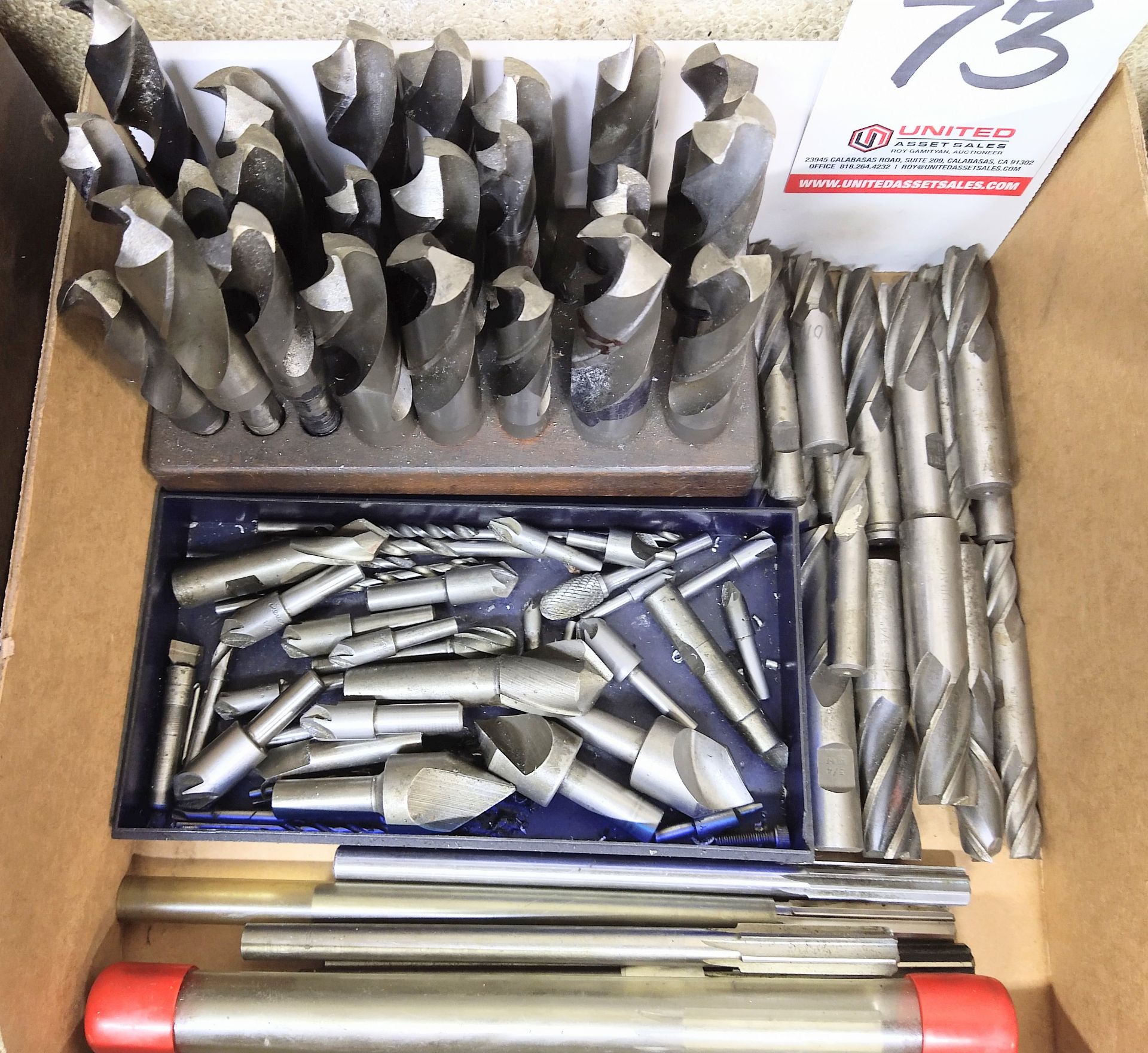 LOT - ASSORTED DRILLS, END MILLS, CENTERS, ETC.