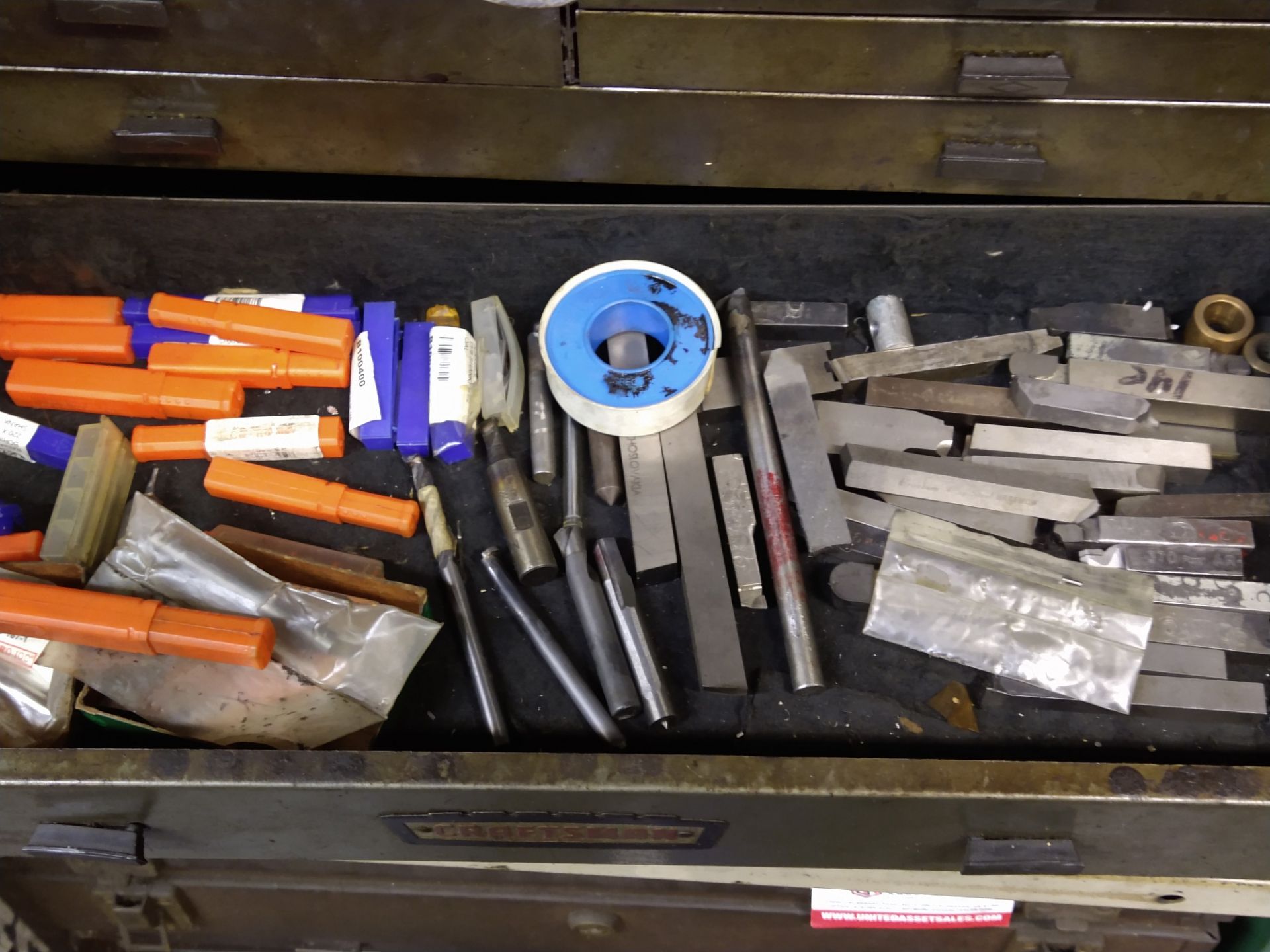 LOT - CRAFTSMAN TOOL BOX, W/ CONTENTS - Image 3 of 9