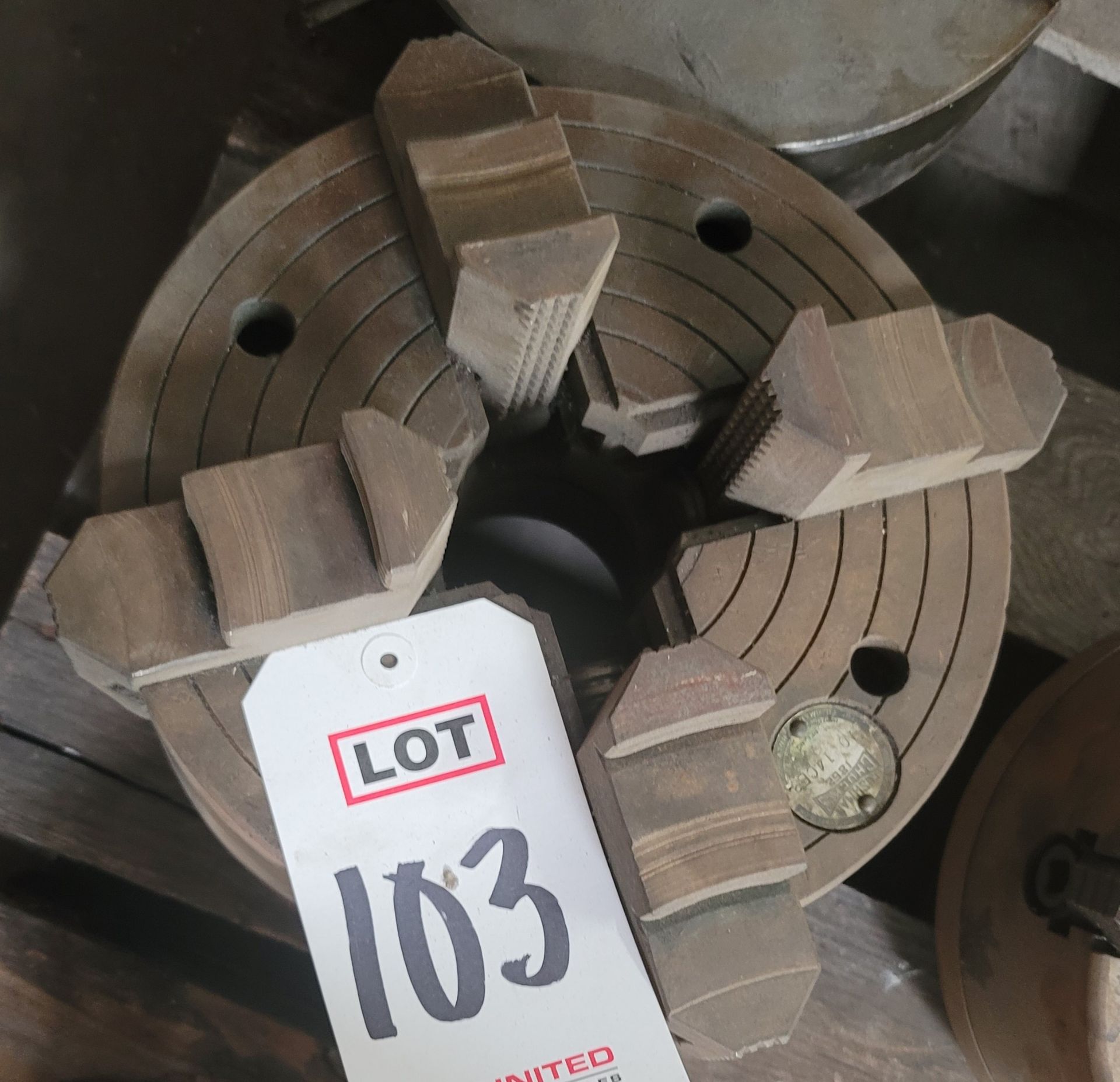 CUSHMAN 10" 4-JAW CHUCK