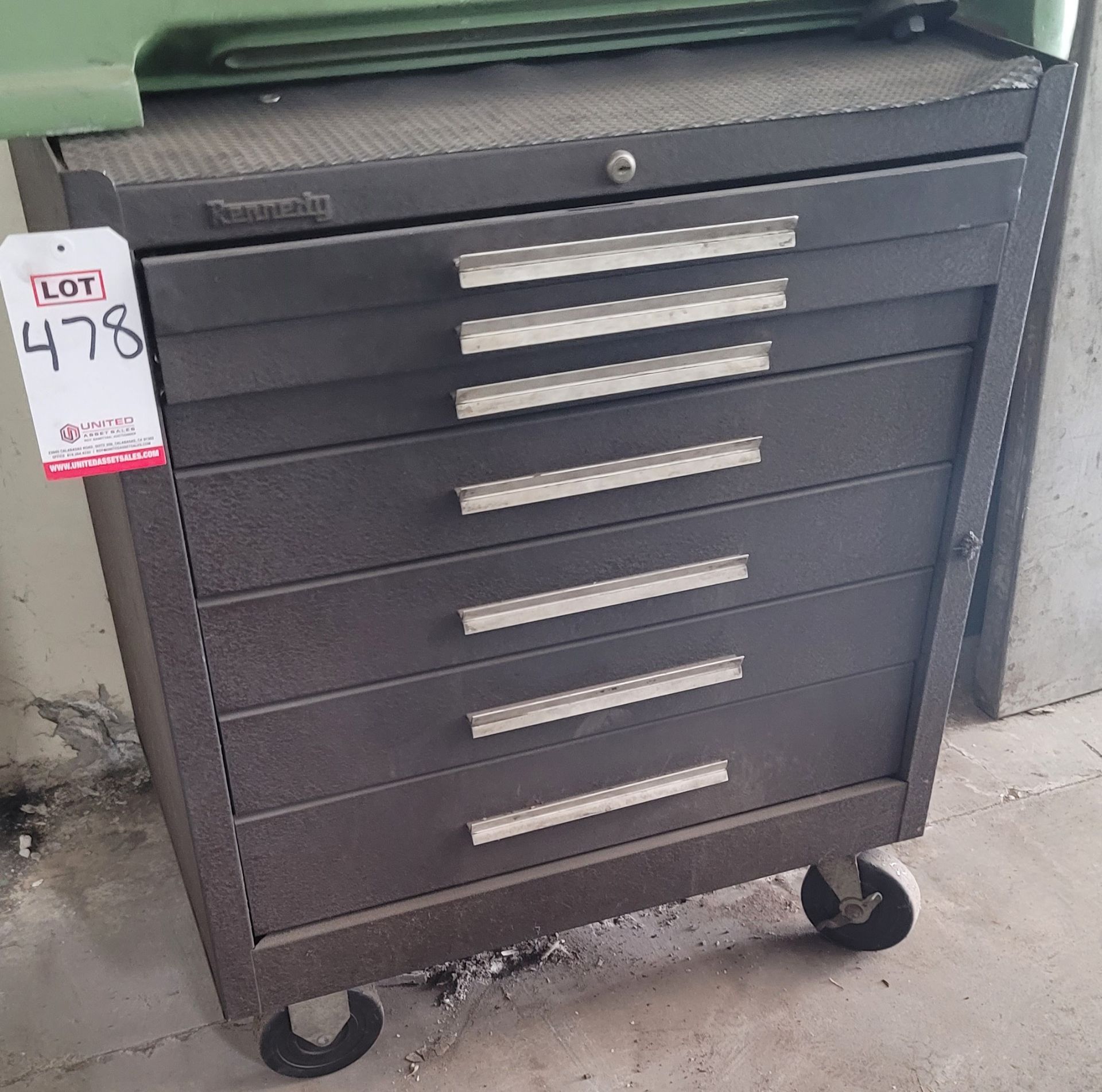 KENNEDY 7-DRAWER TOOL CART, EMPTY